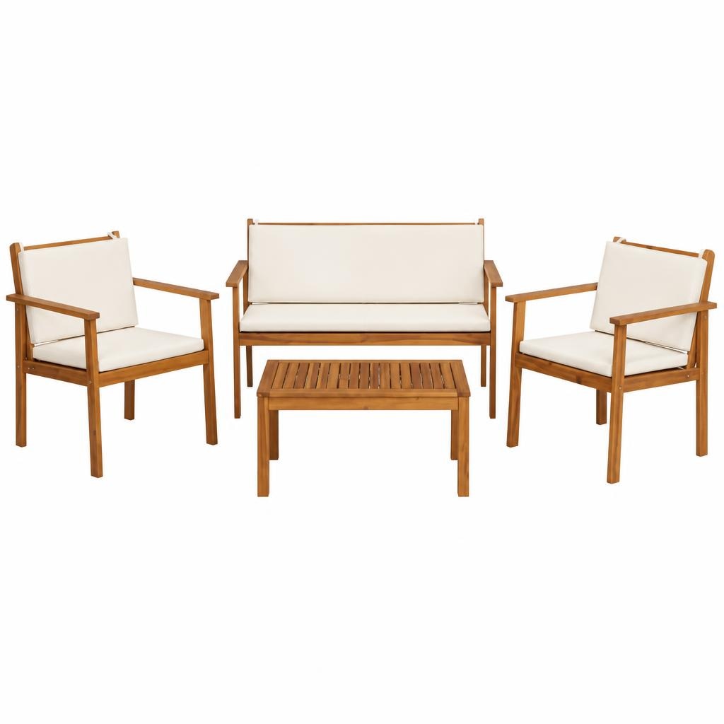 Tavolo con 2 poltrone e panchina - Offerta nel negozio Happy Casa