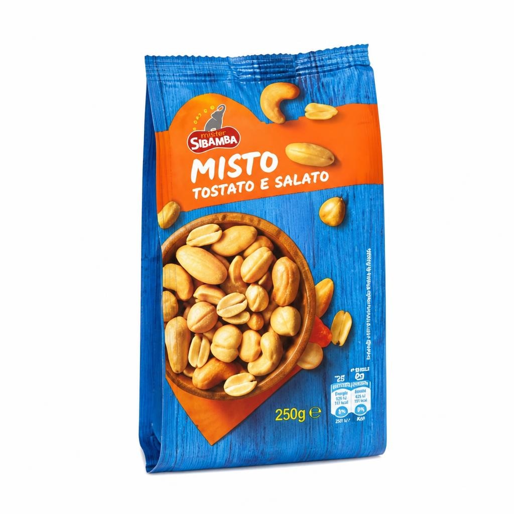 Misto Tostato e Salato 250 g Mister Sibamba - Offerta nel negozio Eurospin