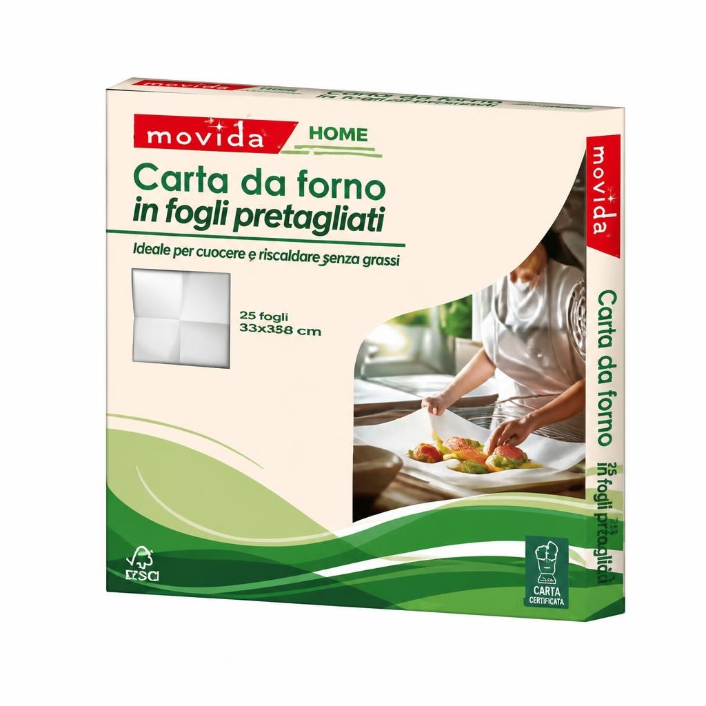 Movida Carta Forno 25 fogli, 33x38 cm in offerta da Happy Casa