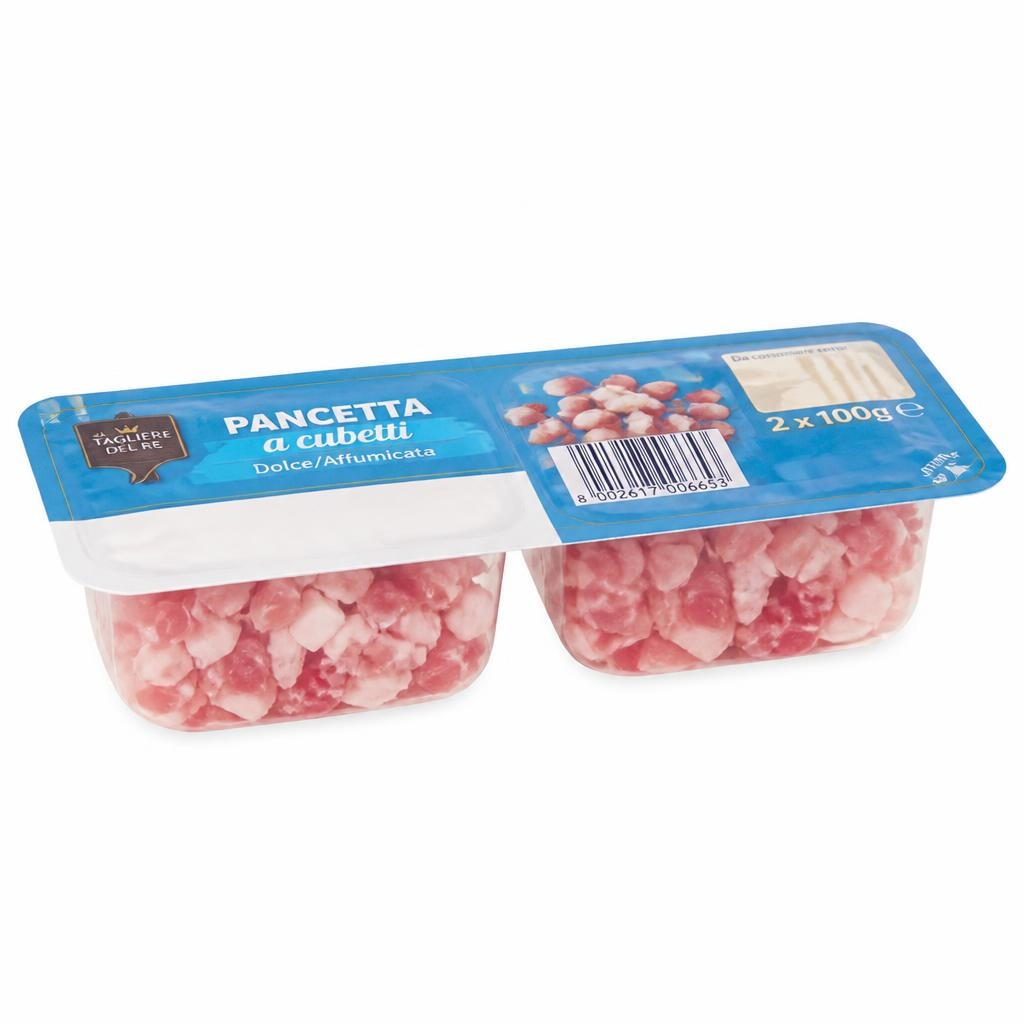 Pancetta a cubetti 2 x 100 g Il Tagliere del Re in offerta da ALDI