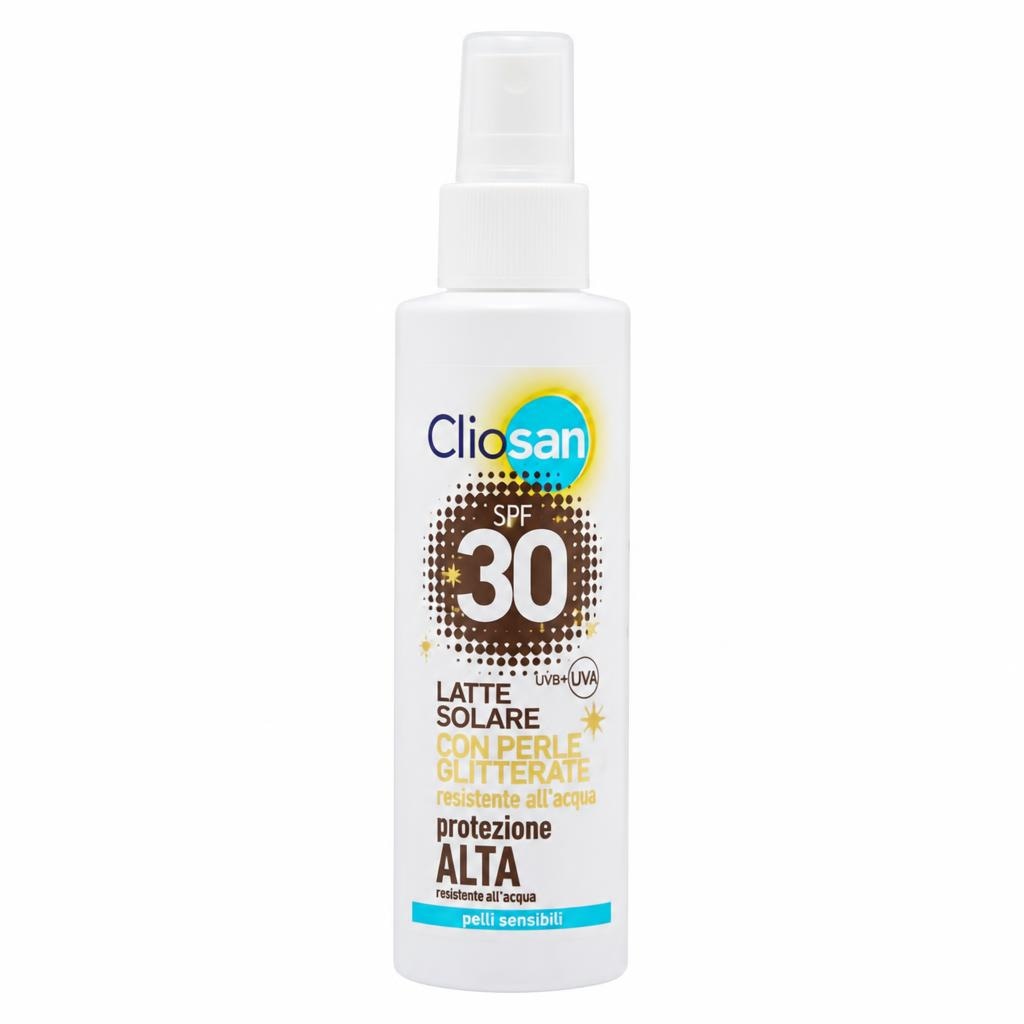 Latte Solare con Perle Glitterate ml 150 Cliosan - Offerta nel negozio MD