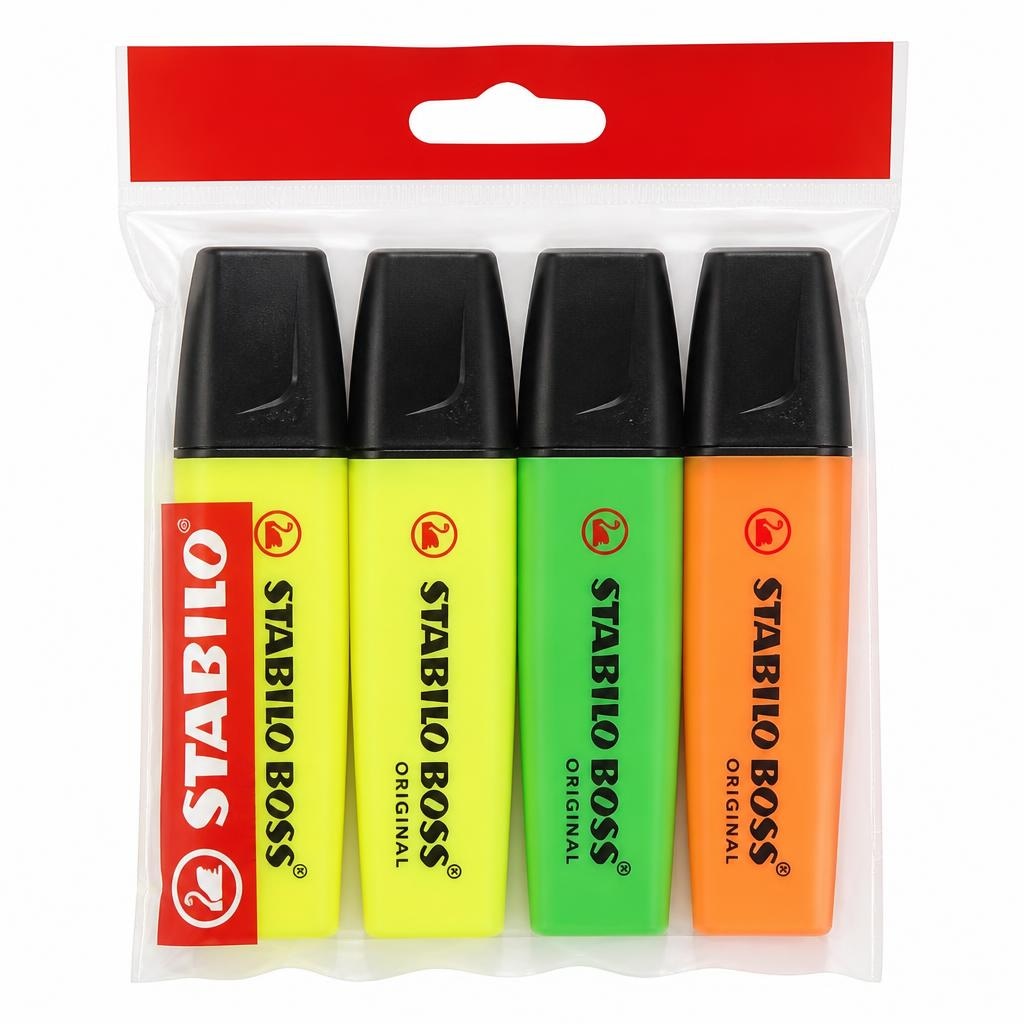 Stabilo Boss evidenziatori conf. da 3+1 in offerta da Bennet