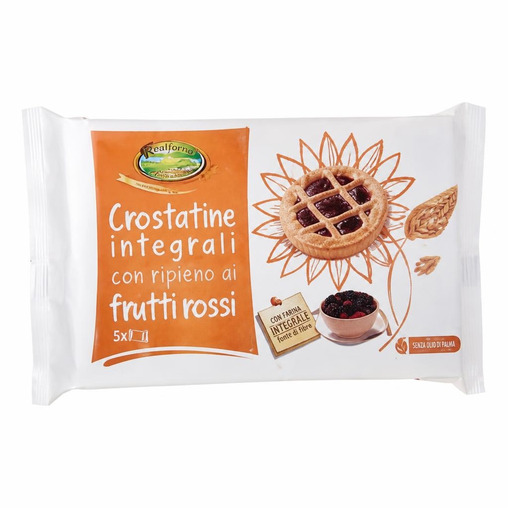 Realforno Crostatina integrale con ripieno ai frutti rossi 240 g in offerta da Lidl