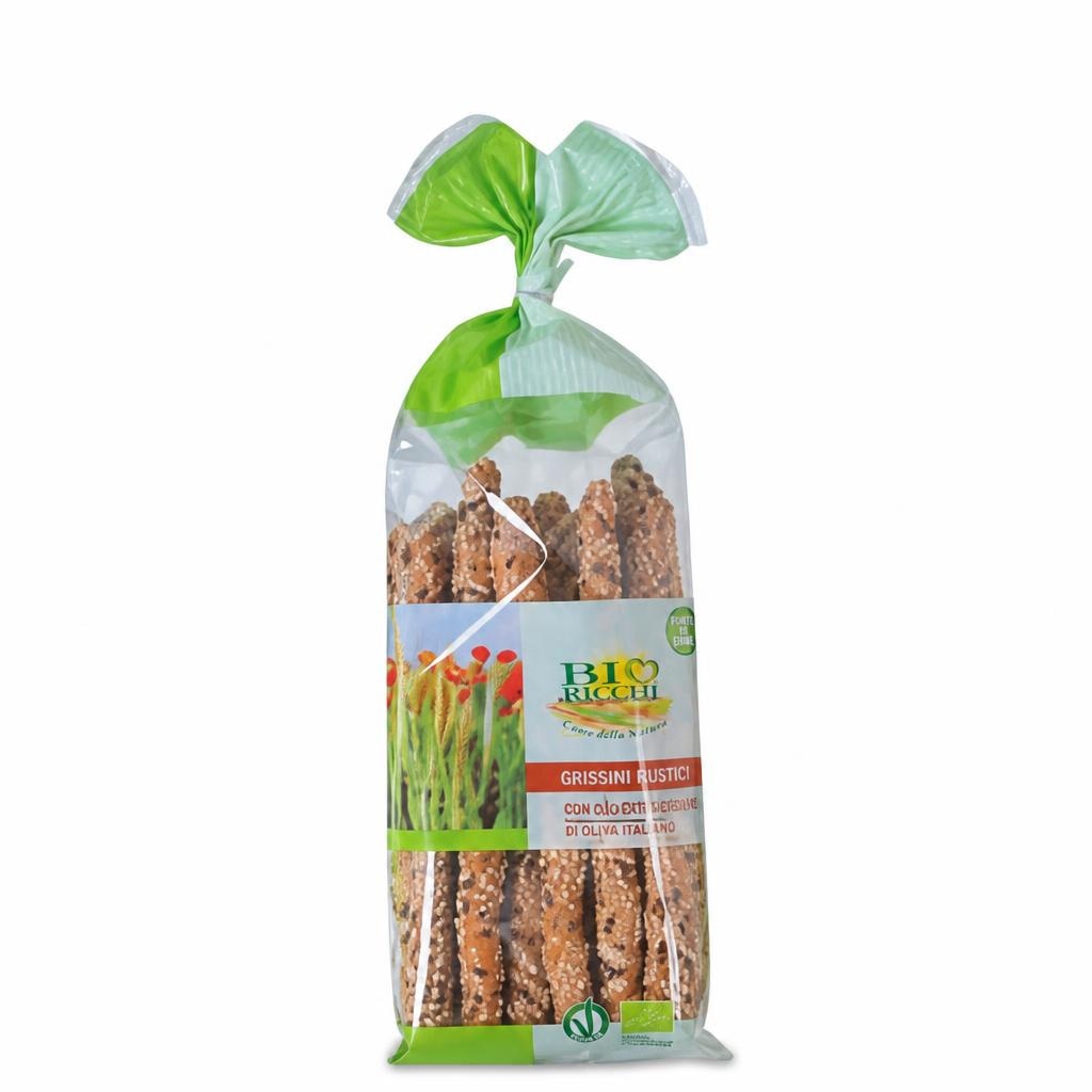 Bioricchi grissini rustici bio 200 g in offerta da Dpiù