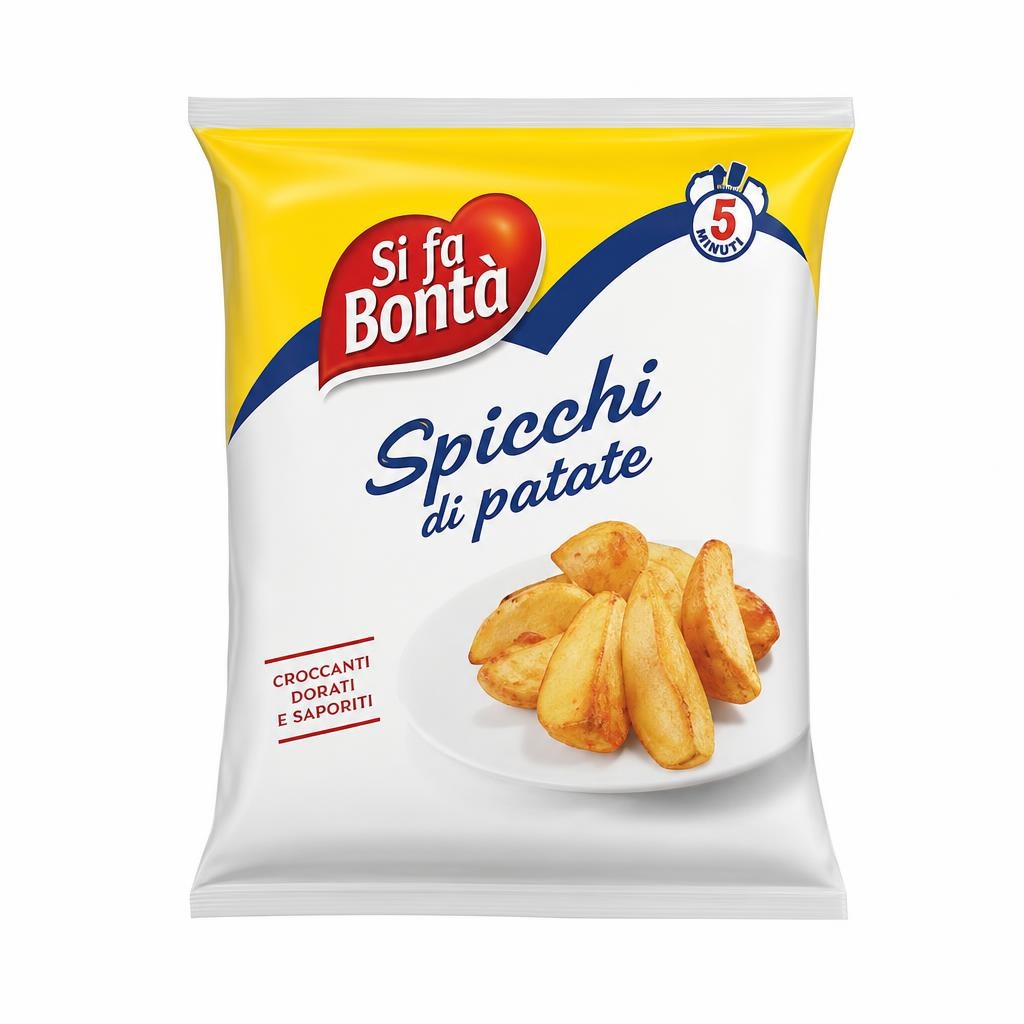 Si Fa Bontà Spicchi di Patate 1 kg in offerta da Dpiù