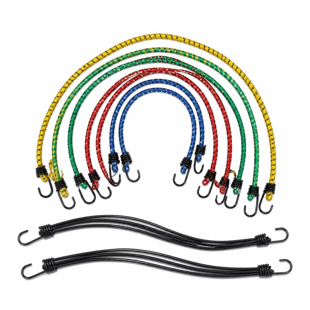 Elastici per portapacchi a scelta tra: 2 x 40 cm, 2 x 60 cm, 2 x 80 cm, 2 x 100 cm; 2 x 48 cm (con ganci) Auto XS - Offerta nel negozio ALDI