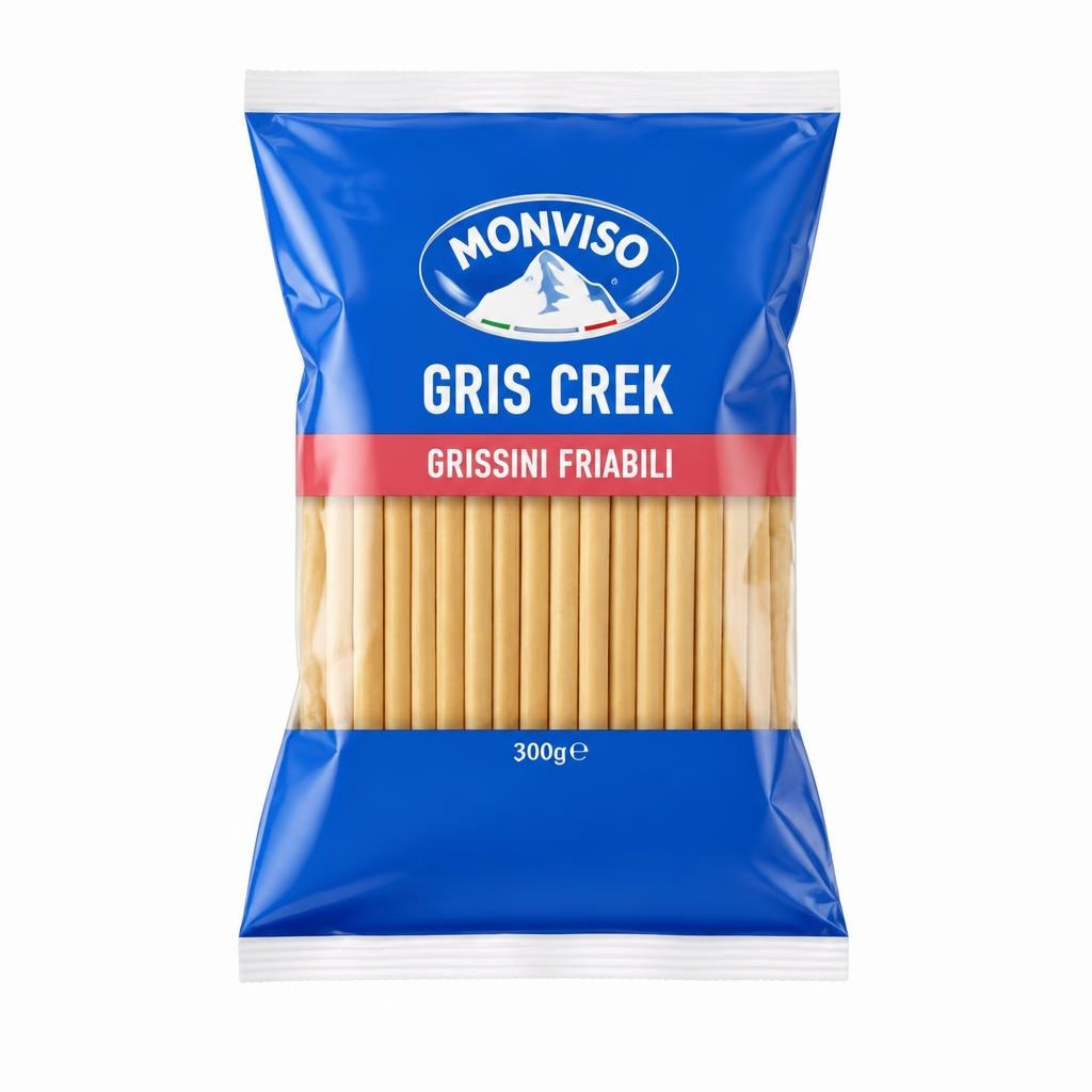 Monviso Gris Crek Grissini Friabili 300 g in offerta da Bennet