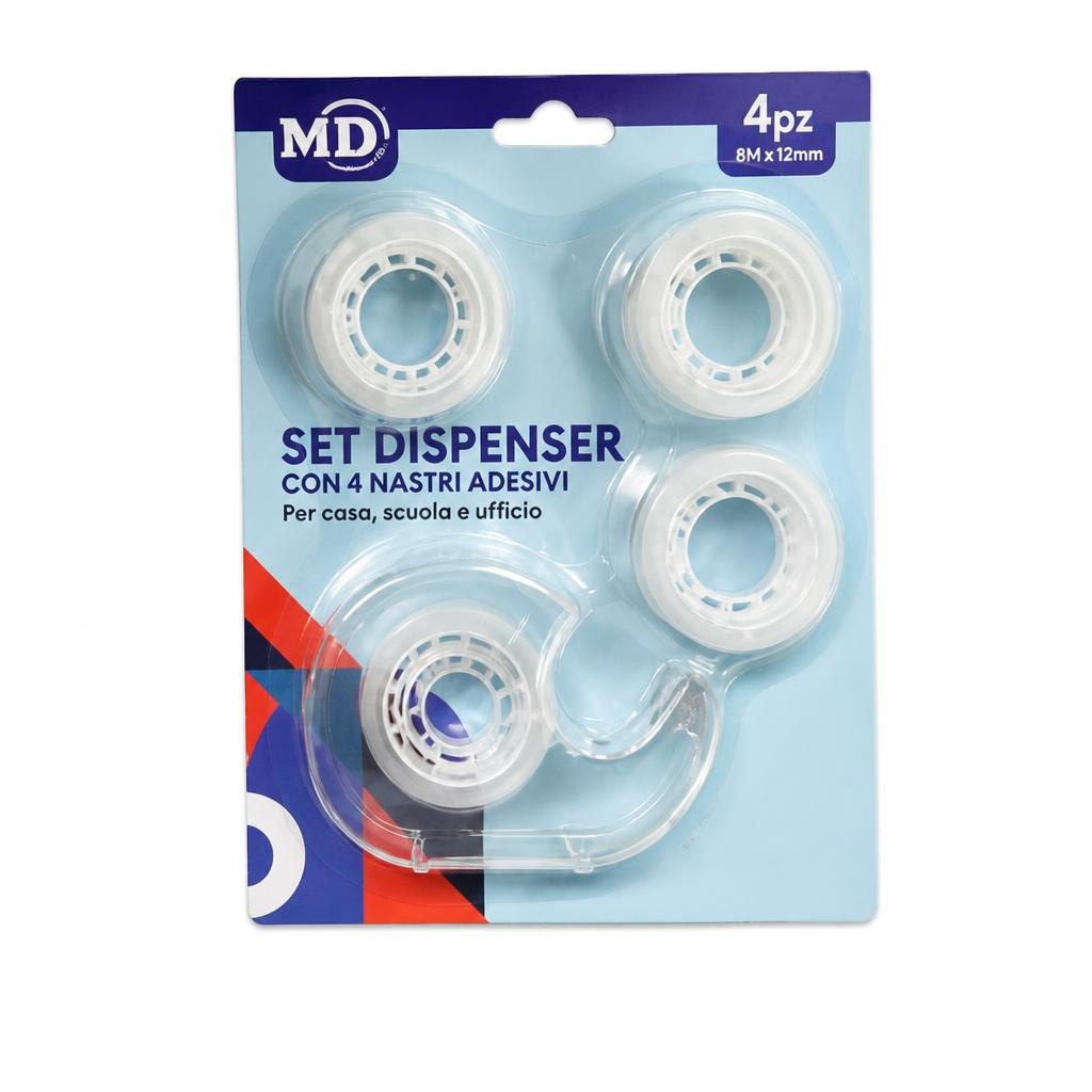 Set dispenser 4 nastri adesivi MD in offerta da MD