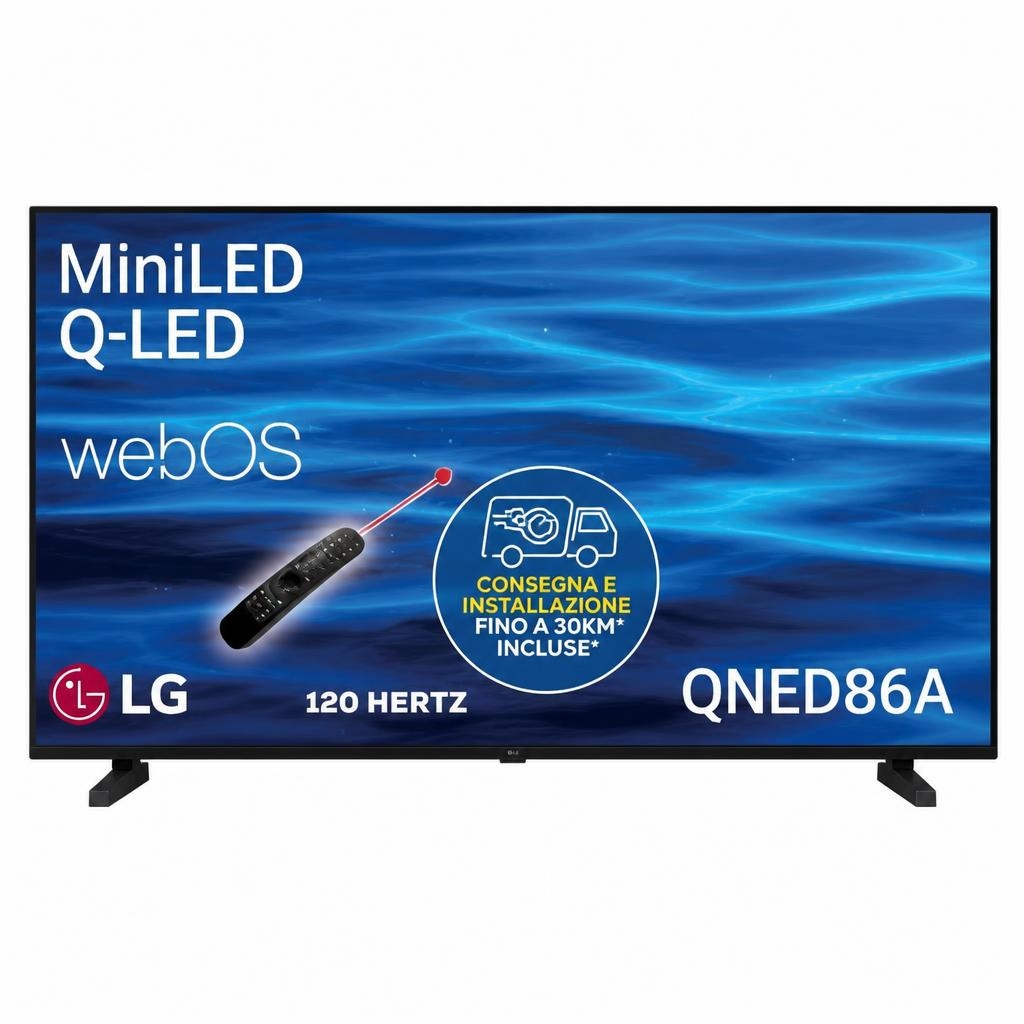 MiniLED Q-LED Smart QNED86A LG in offerta da Euronics