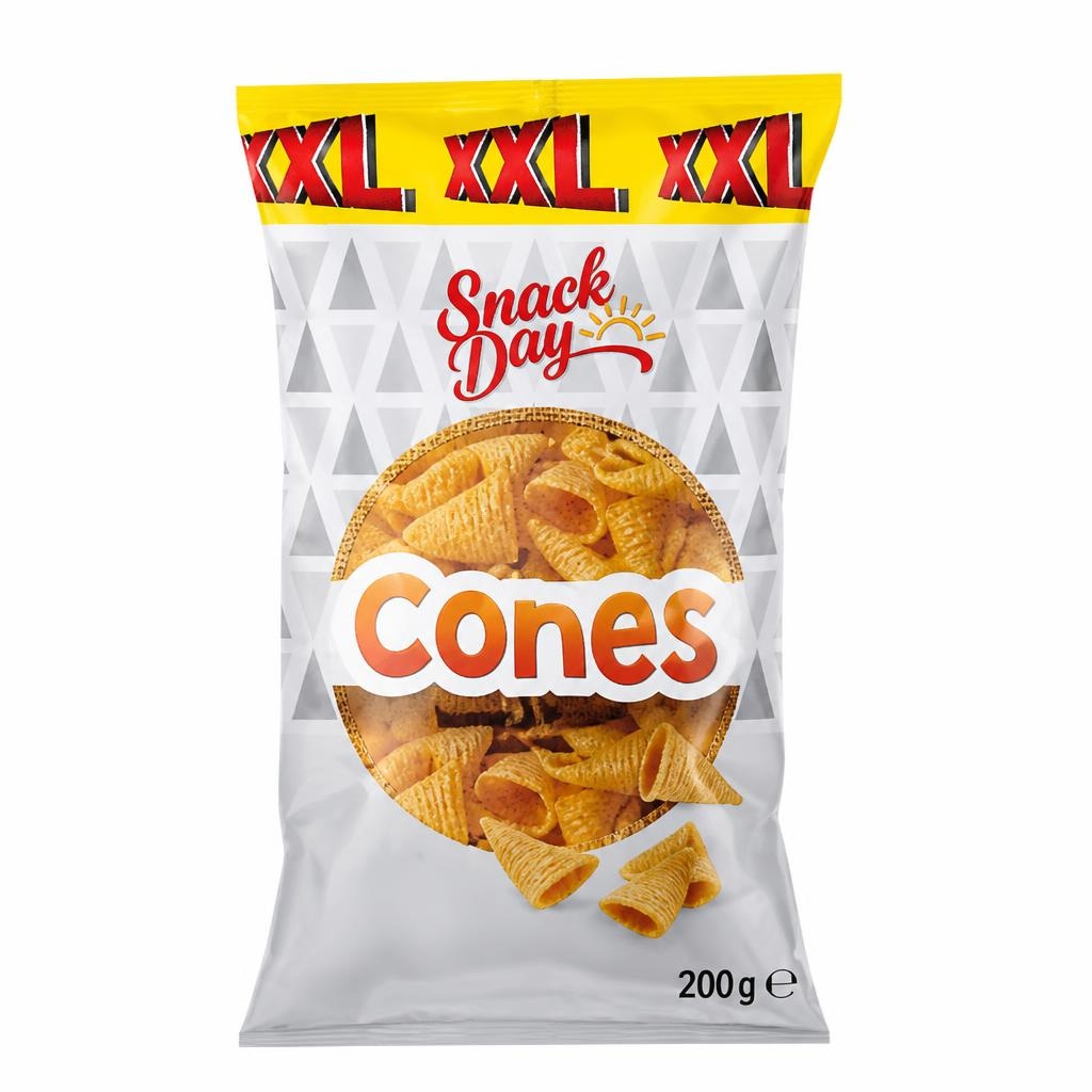 Snack di mais Cones 200 g Snack day in offerta da Lidl