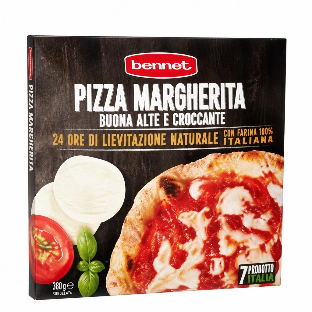 Pizza margherita surgelata 370 g Bennet in offerta da Bennet