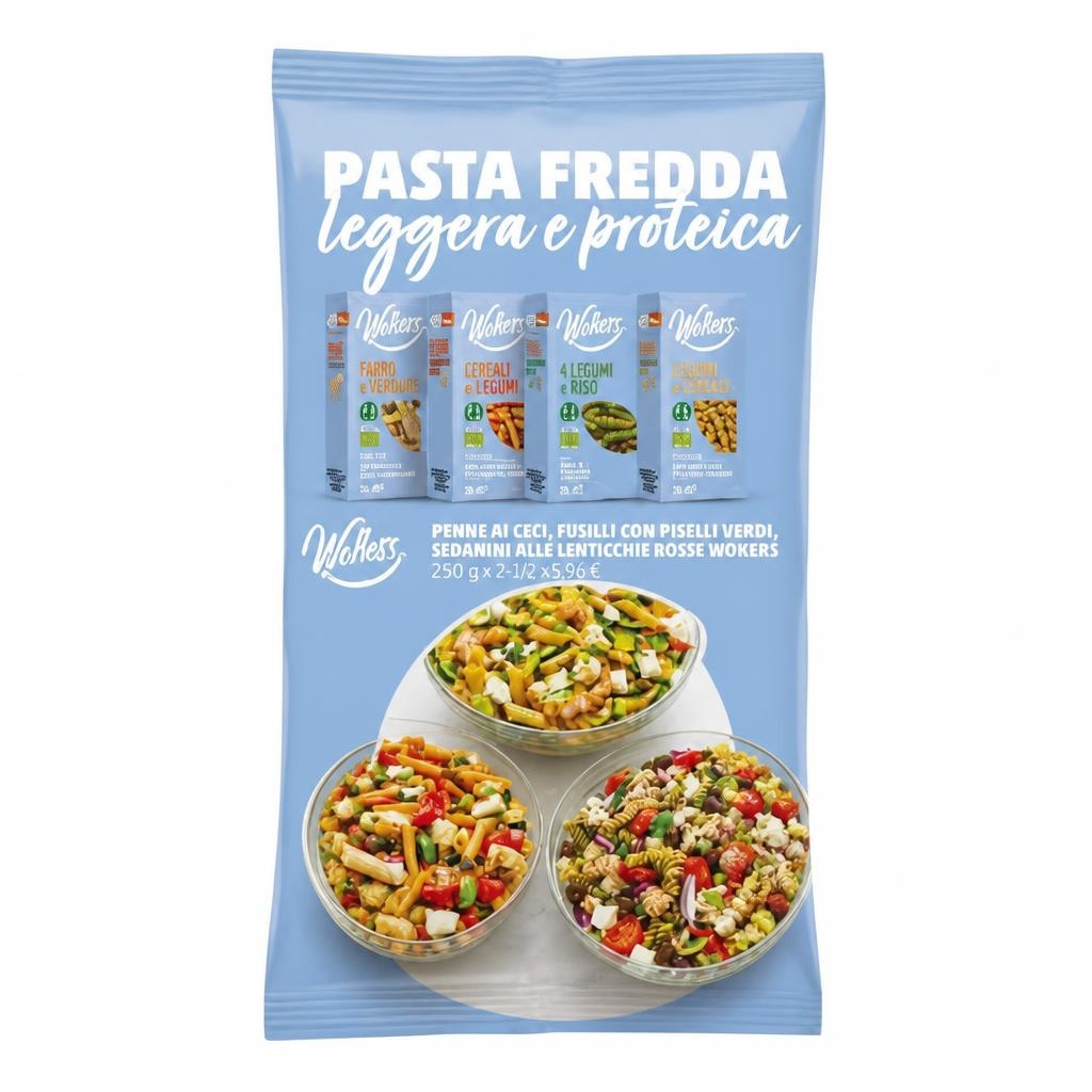 Pasta fredda leggera e proteica 250 g in offerta da Penny