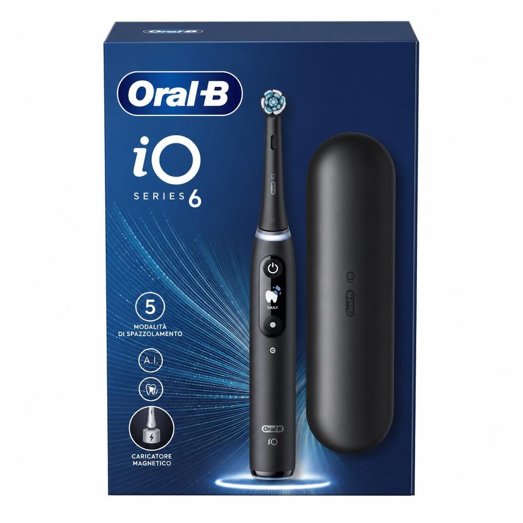 Oral-B iO6 Spazzolino Elettrico + Travel Case in offerta da Unieuro