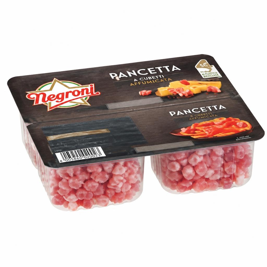 Pancetta a Cubetti Affumicata 4 x 125 g Negroni - Offerta nel negozio ALDI