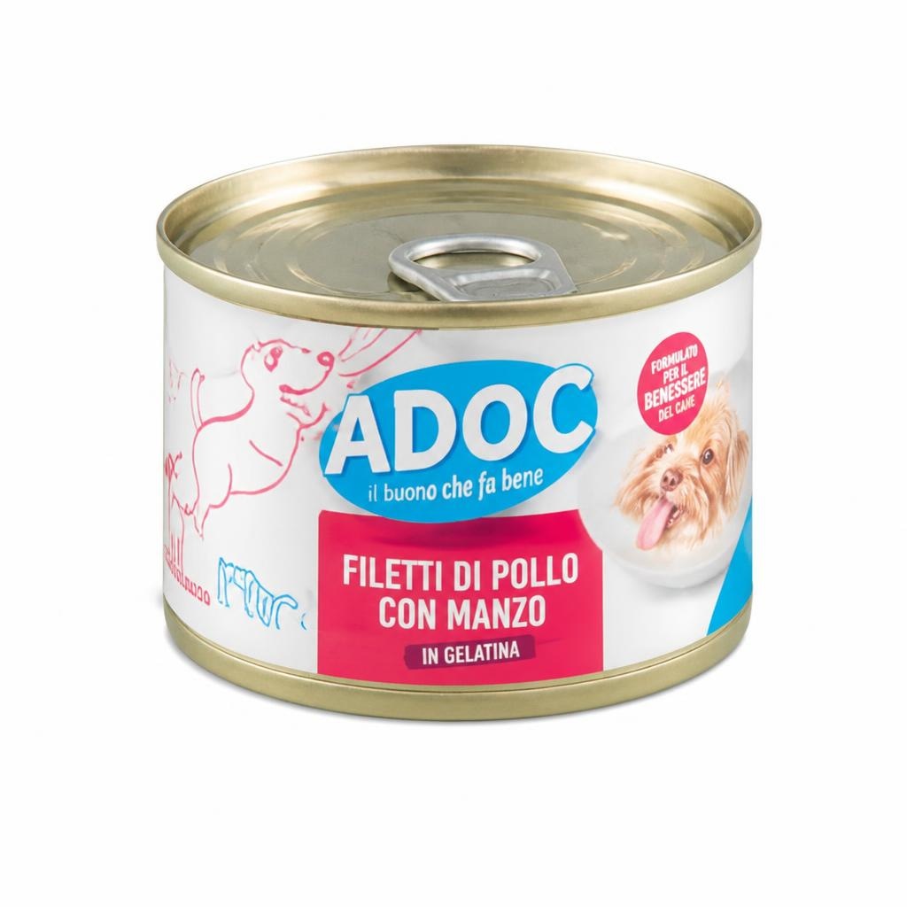 Adoc lattina per cani 170 g in offerta da Esselunga