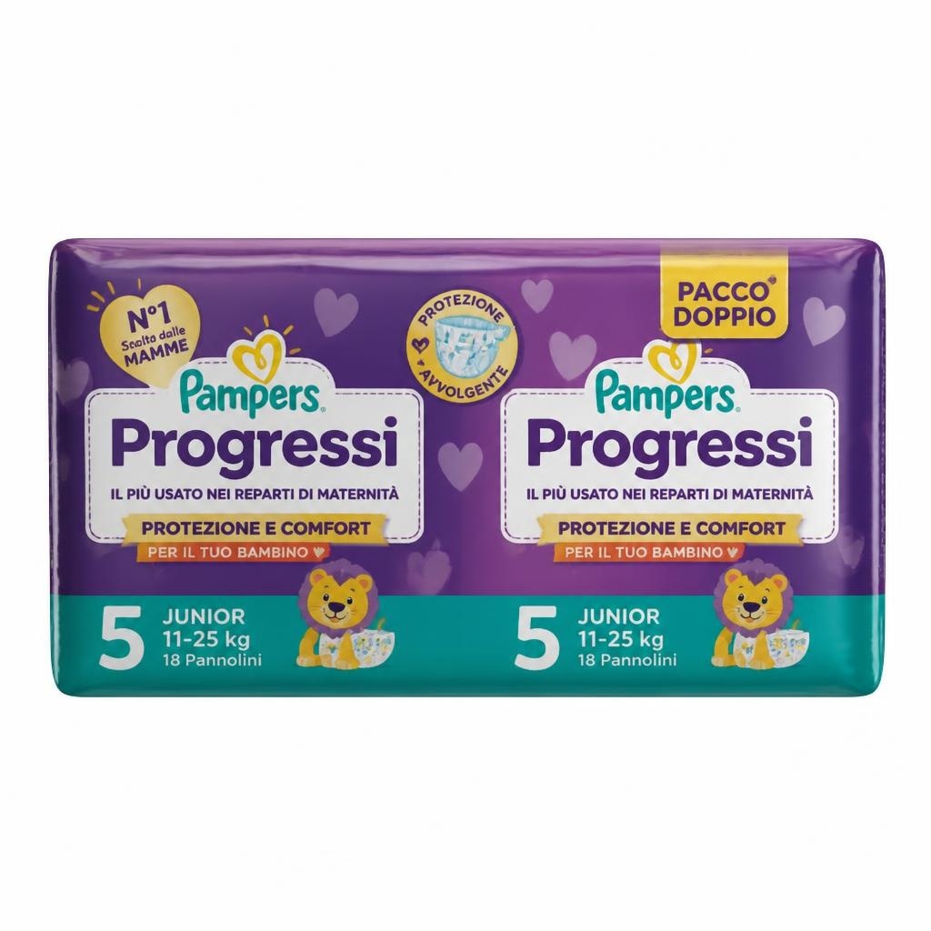 Pampers Progressi doppio pacco in offerta da Tigota