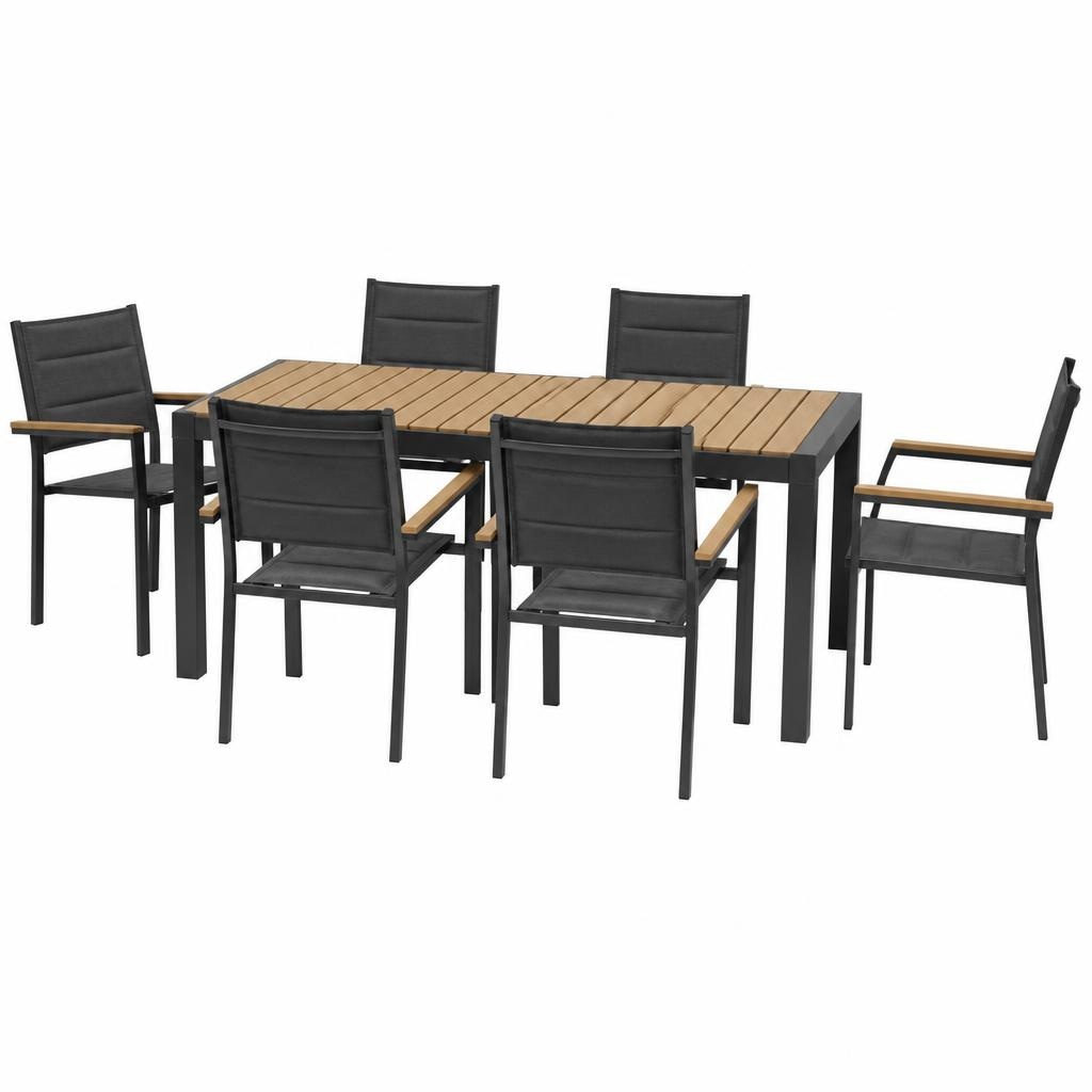 Set Tavolo da pranzo allungabile 6/8 posti con 4 Poltrone in offerta da Iper La grande i