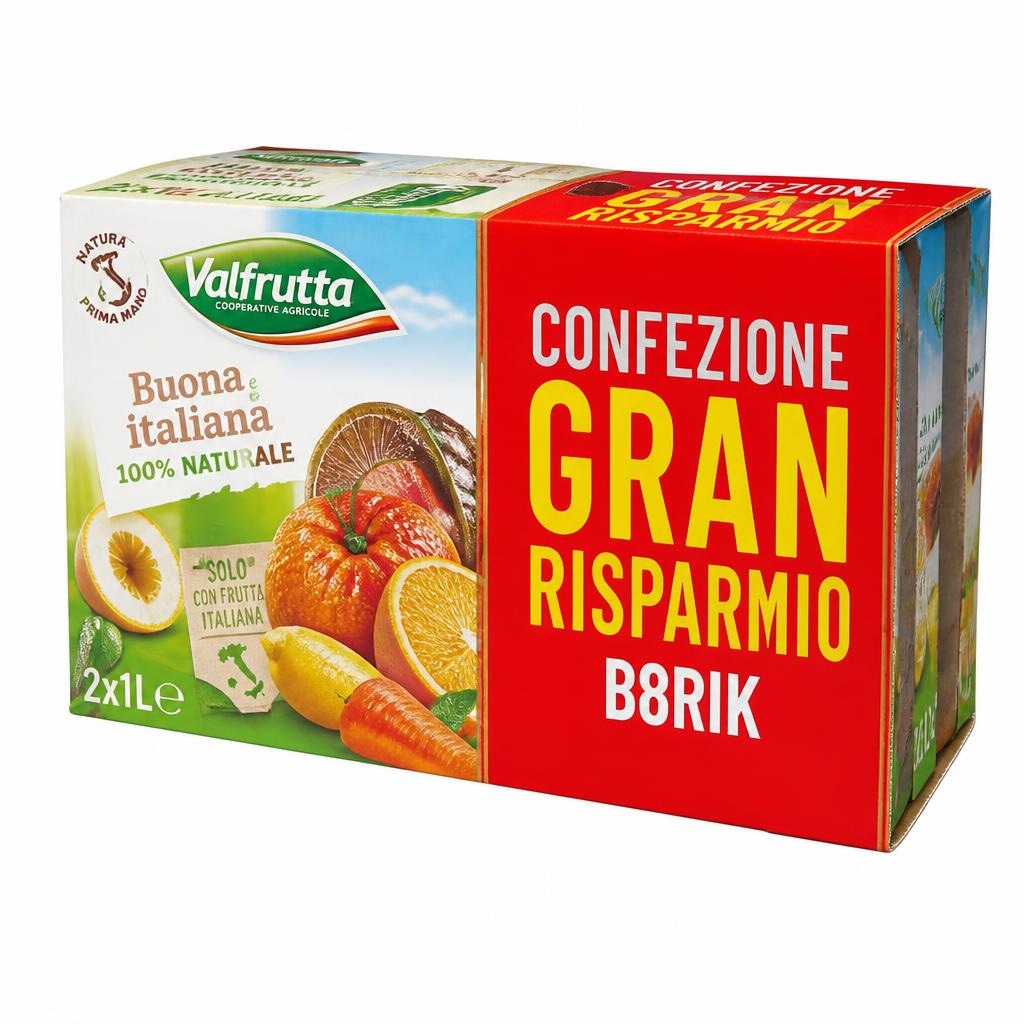 Succo e polpa di frutta Valfrutta 20 cl x 8 in offerta da Iper La grande i