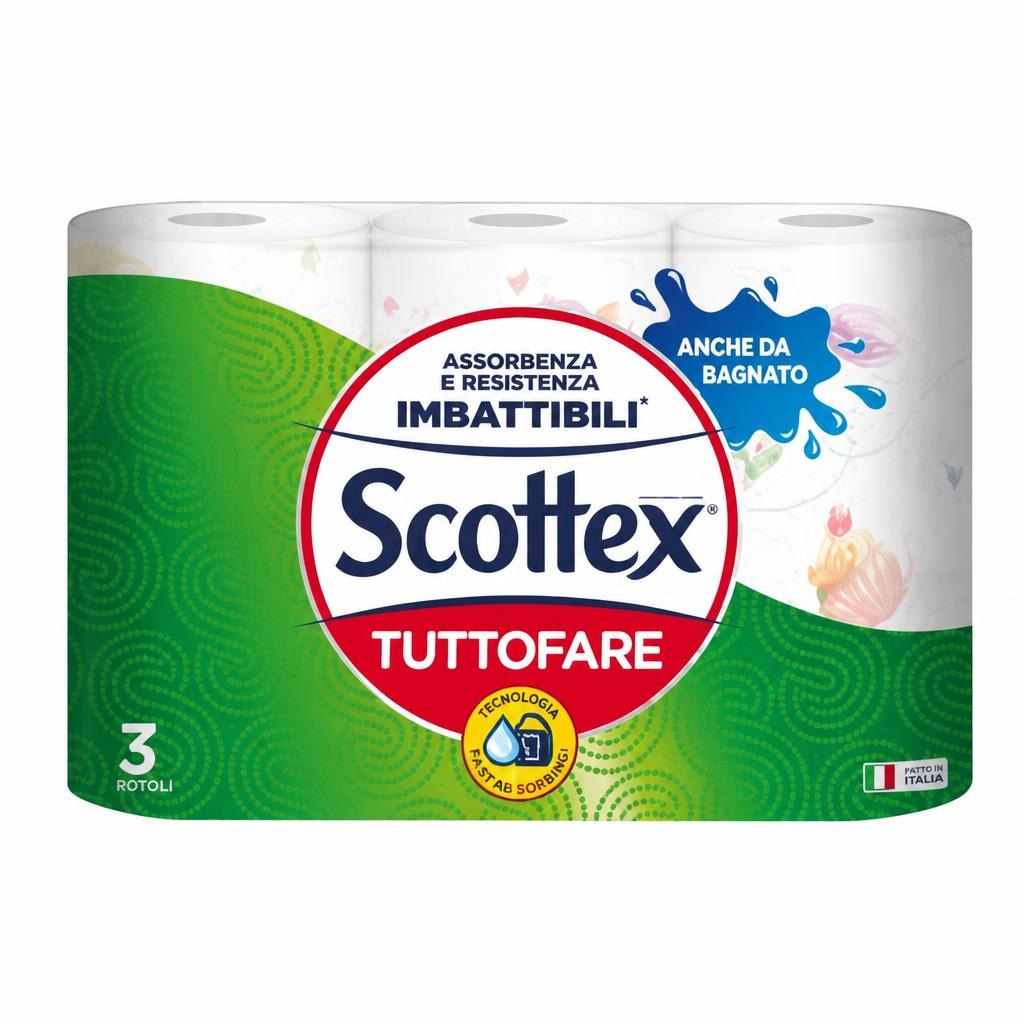 Scottex Carta da cucina Tuttofare Maxi 3 rotoli - Offerta nel negozio Lidl