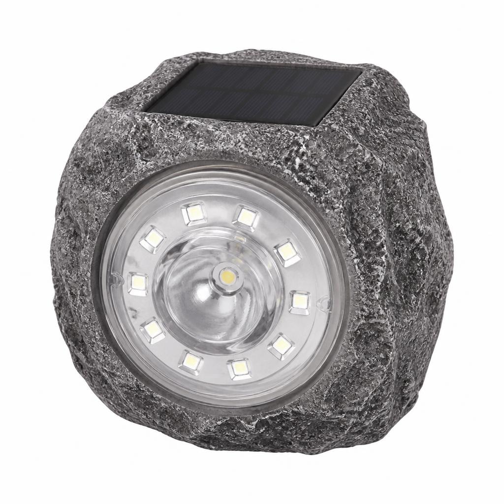 Lampada solare pietra in offerta da Happy Casa