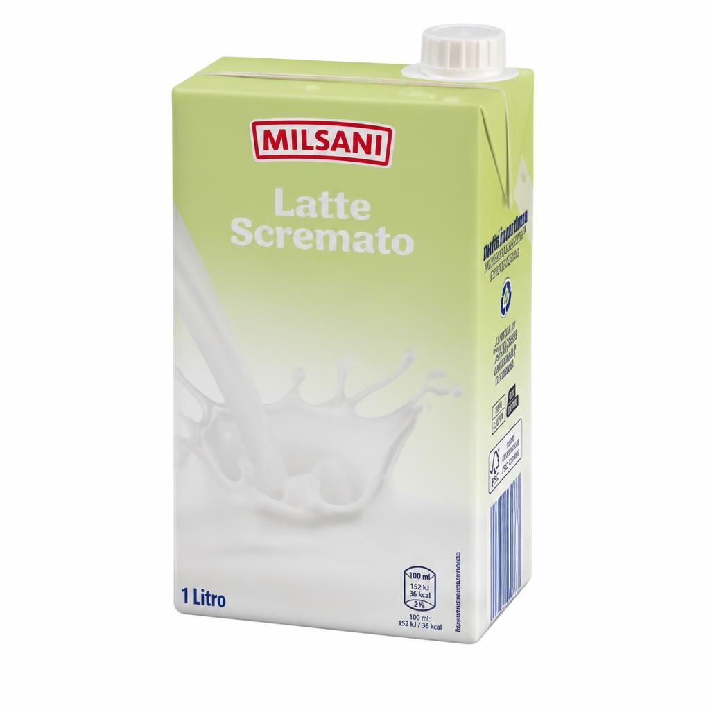 Milsani latte scremato UHT 1 litro in offerta da ALDI