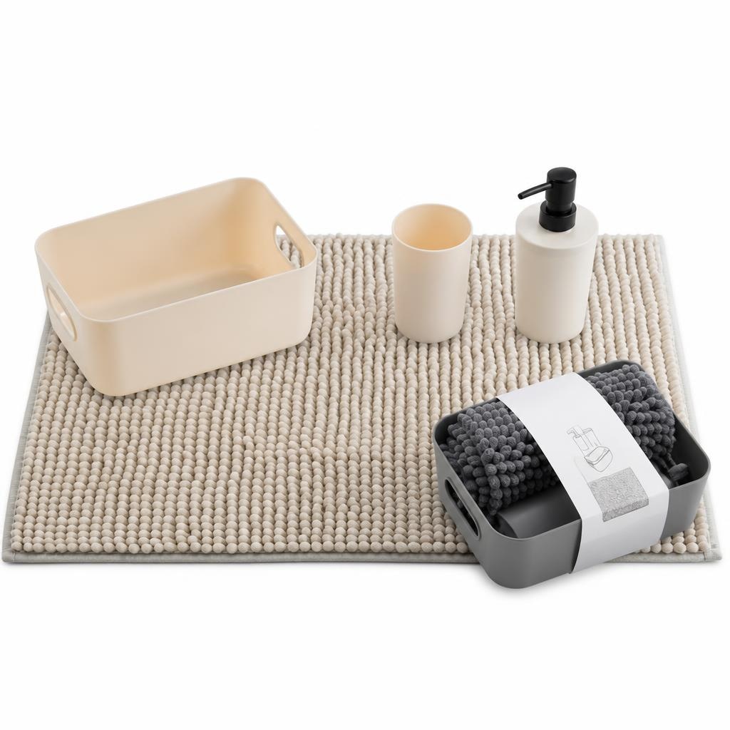 Set 4 pezzi bagno 4 pezzi in offerta da Il Gigante