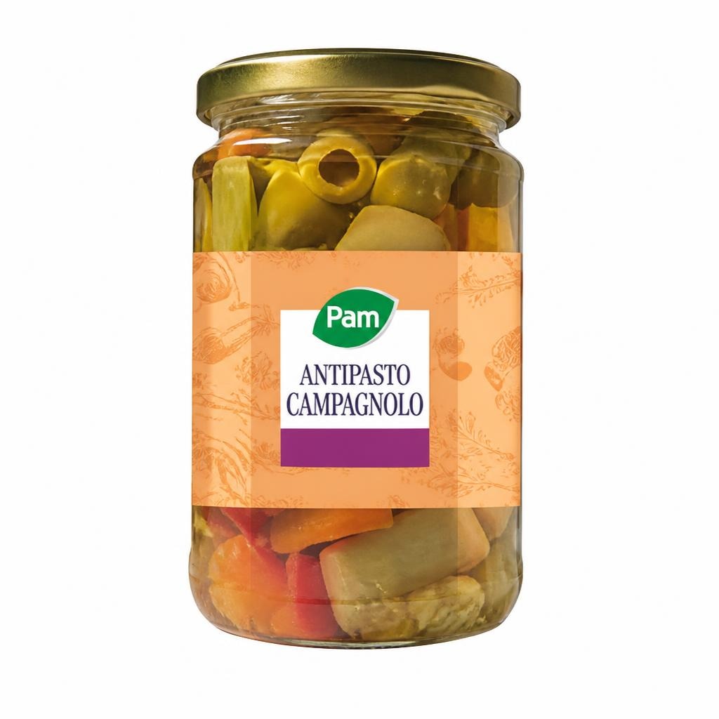 Antipasto campagnolo 290 g Pam in offerta da Panorama