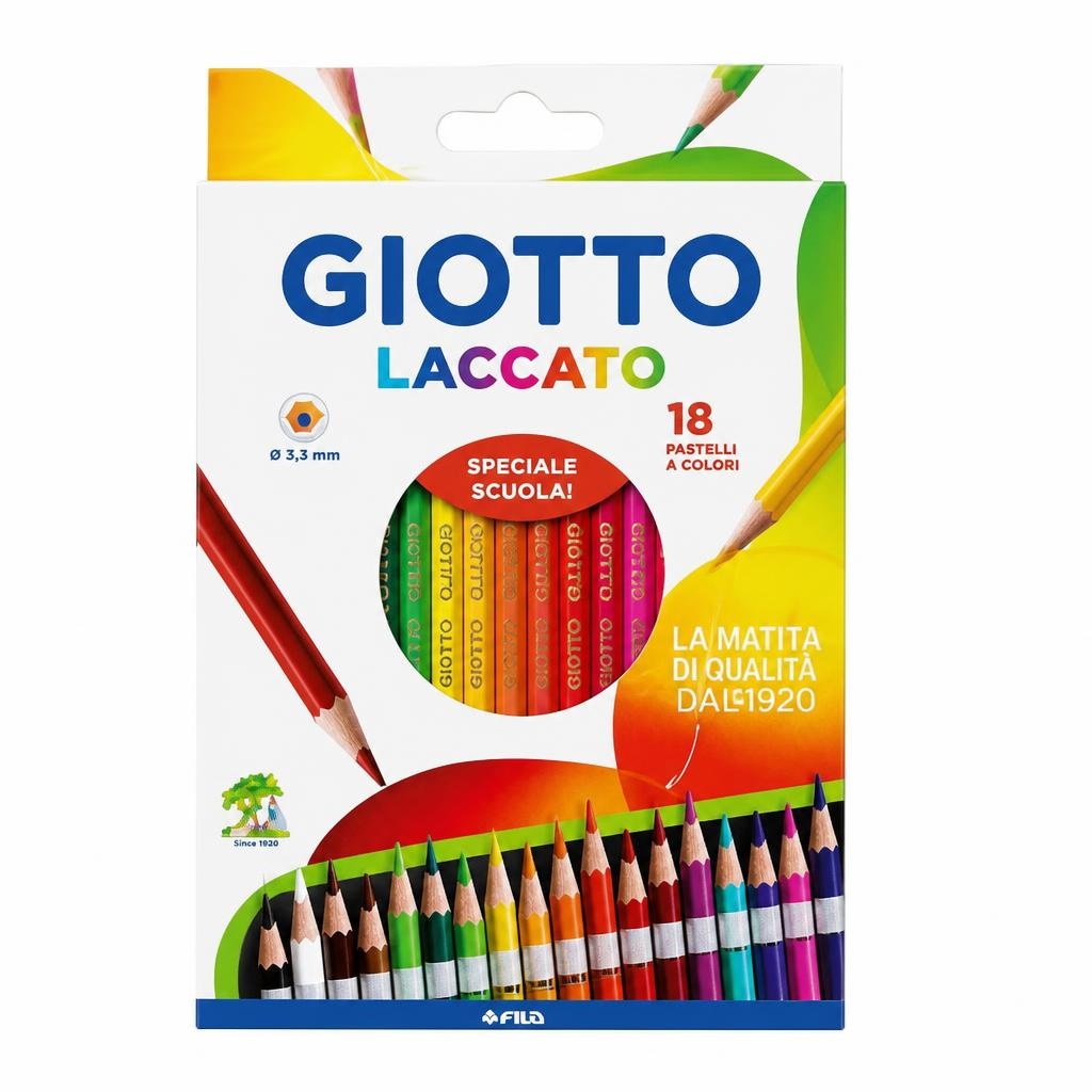 Pastelli Laccato 18 pezzi GIOTTO in offerta da Iper La grande i