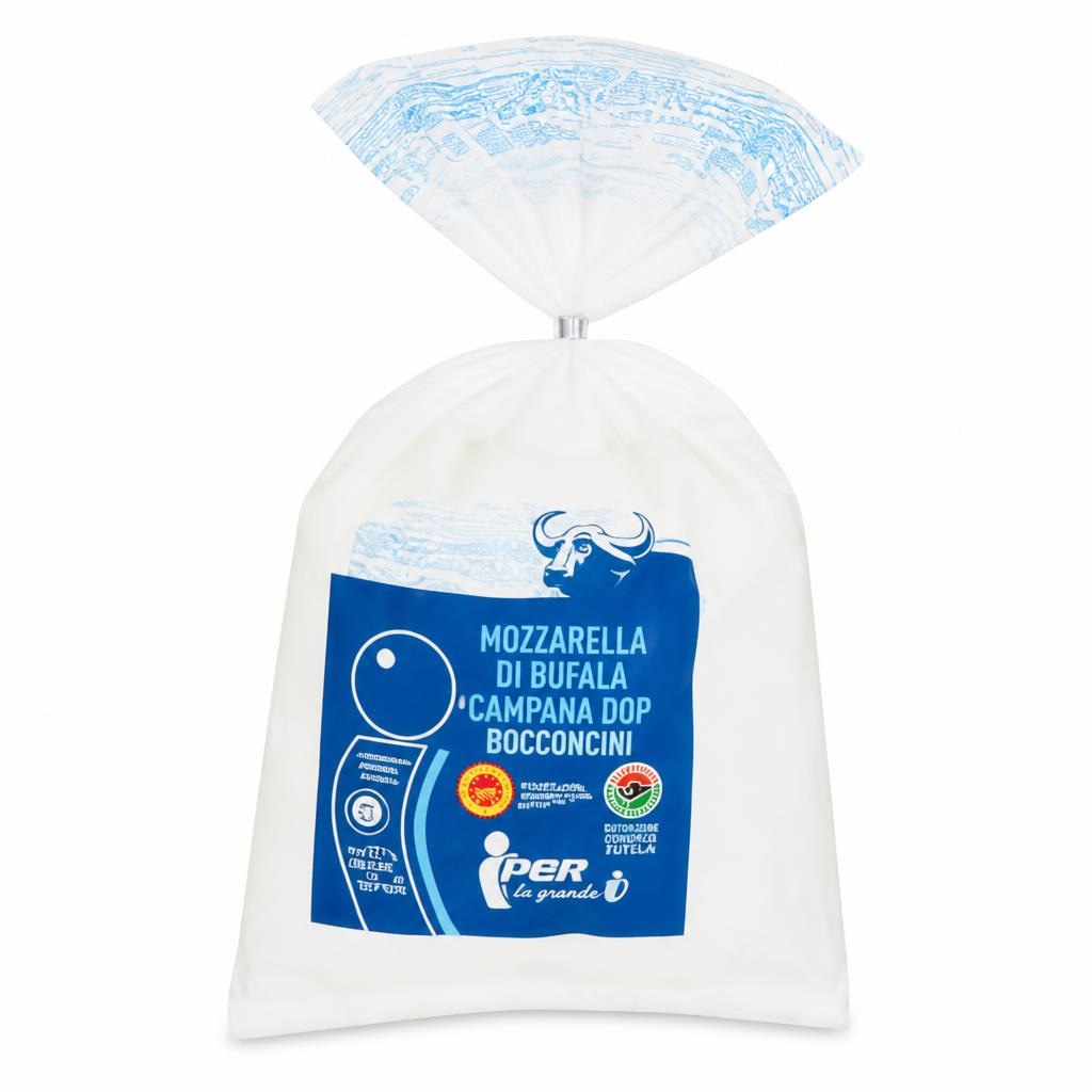 Mozzarella di bufala Campana DOP bocconcini 500 g in offerta da Iper La grande i