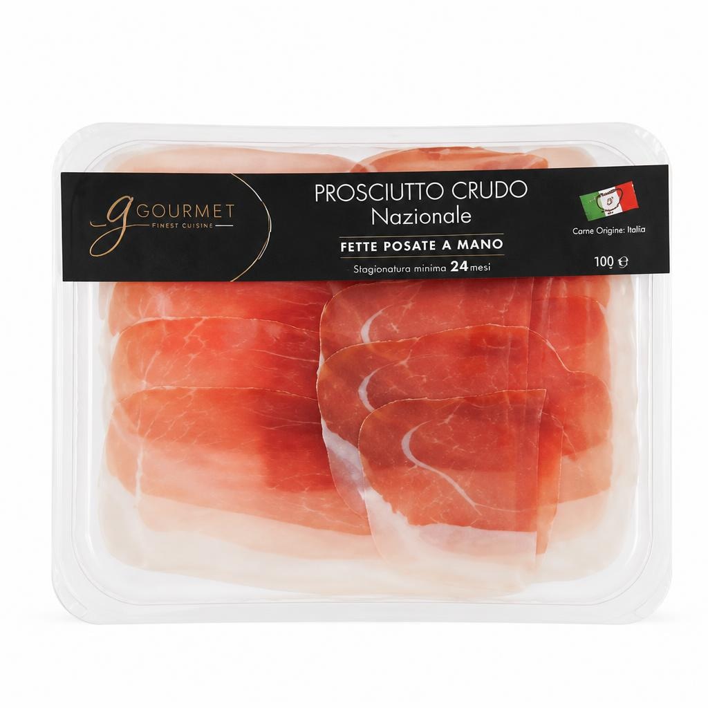 Gourmet prosciutto crudo nazionale 100 g in offerta da ALDI