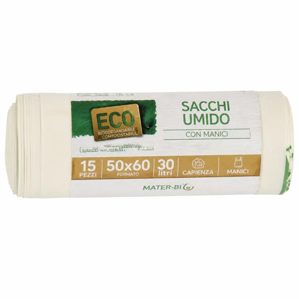 Sacco immondizia per umido Eco 15 pezzi - 30 lt Pam in offerta da Panorama