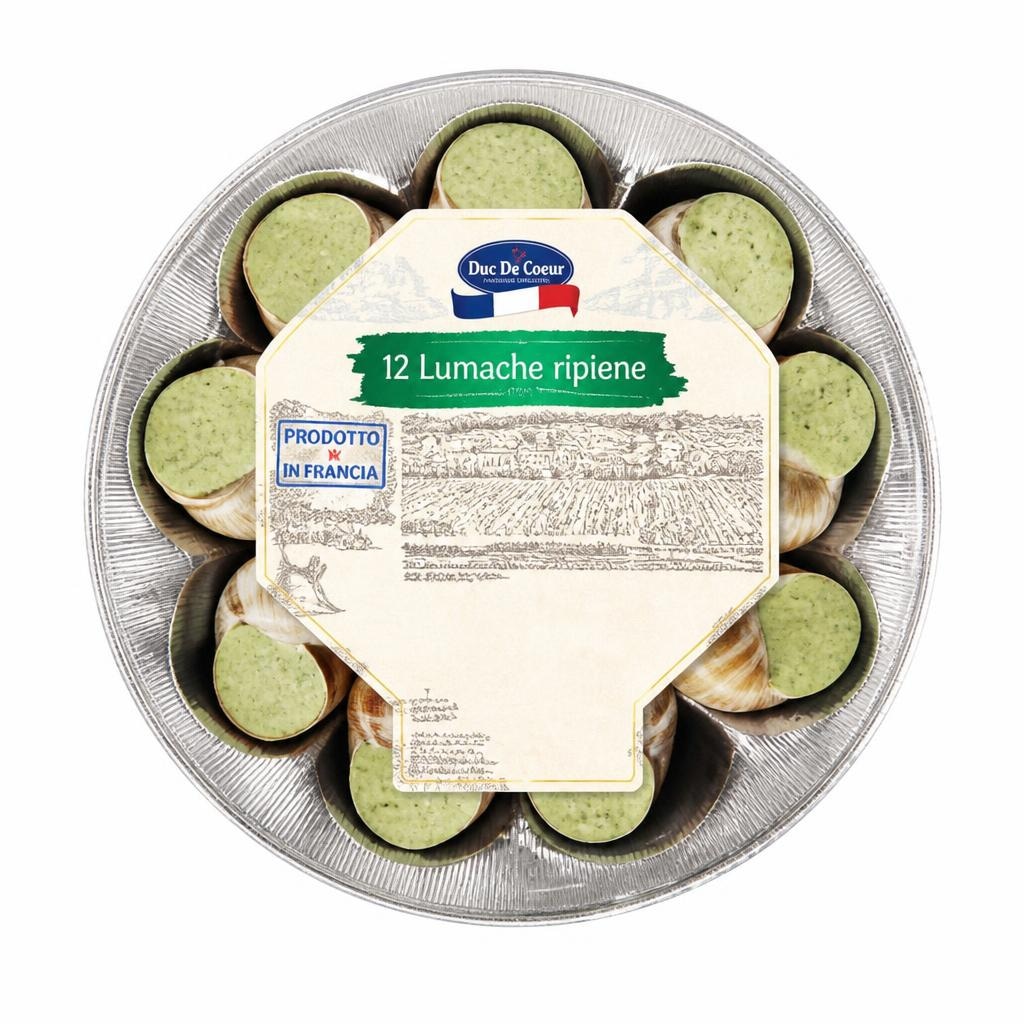 12 Lumache ripiene 67 g Duc De Coeur in offerta da Lidl