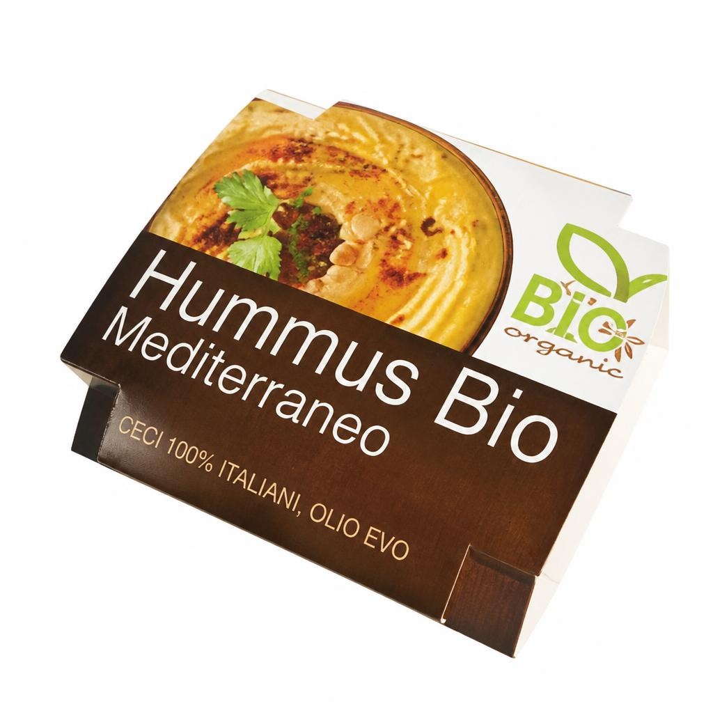 Biomigusta hummus bio mediterraneo 180 g in offerta da Panorama