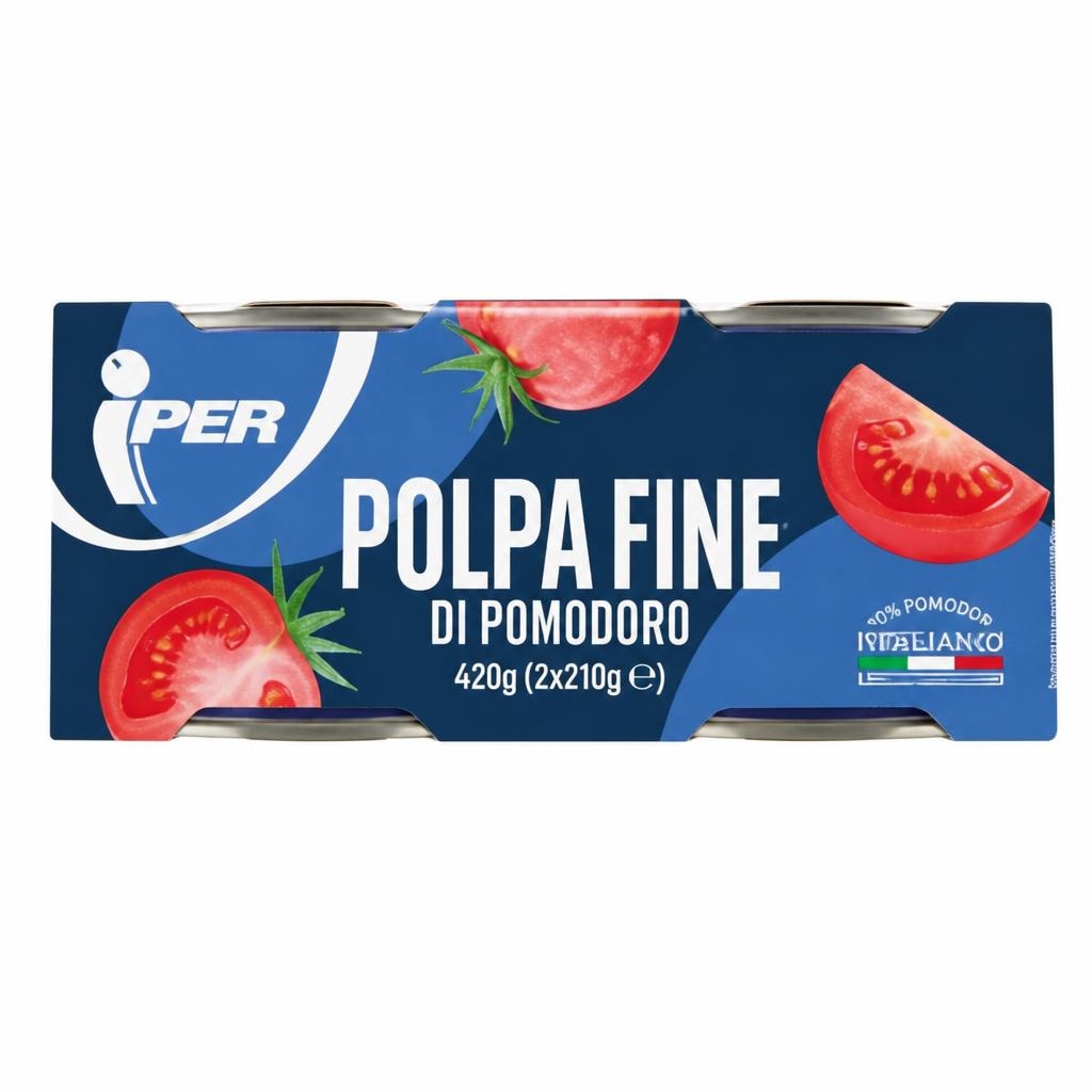 Polpa Fine di Pomodoro 210 g x2 Iper in offerta da Iper La grande i