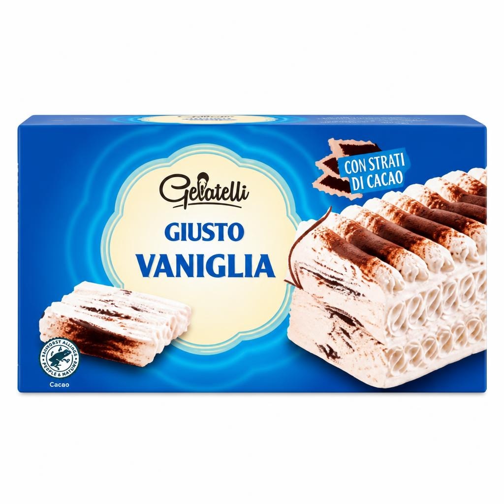 Gelatelli Dessert gelato alla vaniglia 350 g confezione - Offerta nel negozio Lidl