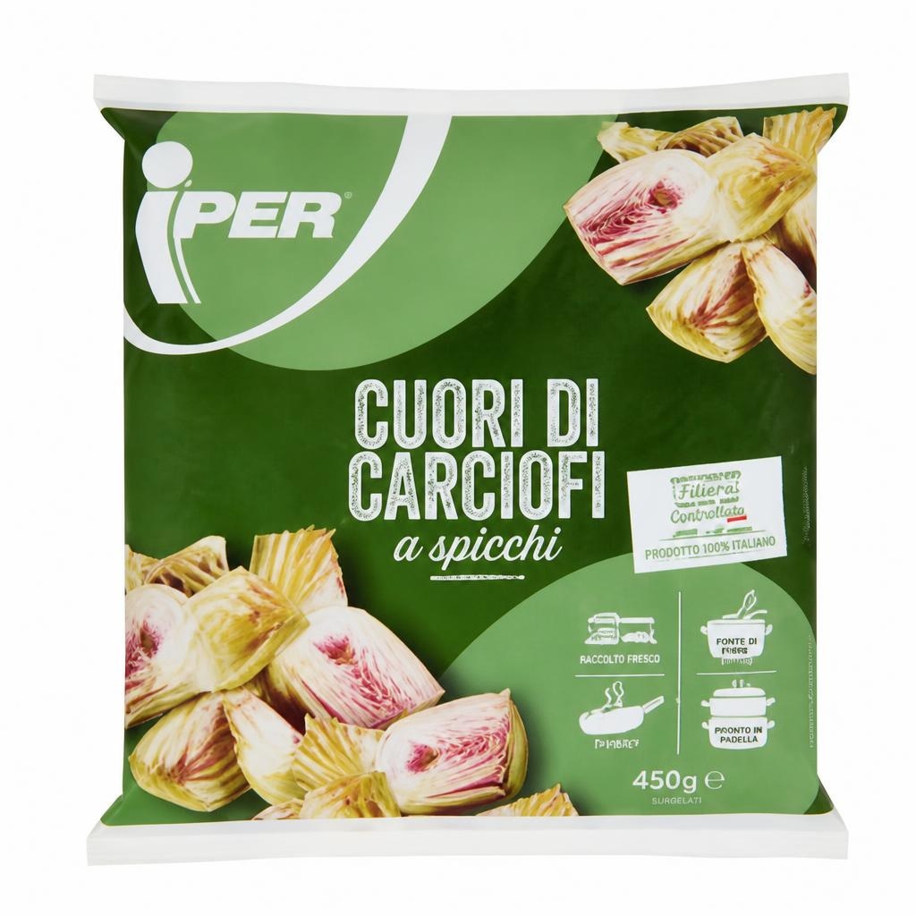 Cuori di carciofi a spicchi 450 g Iper - Offerta nel negozio Iper La grande i