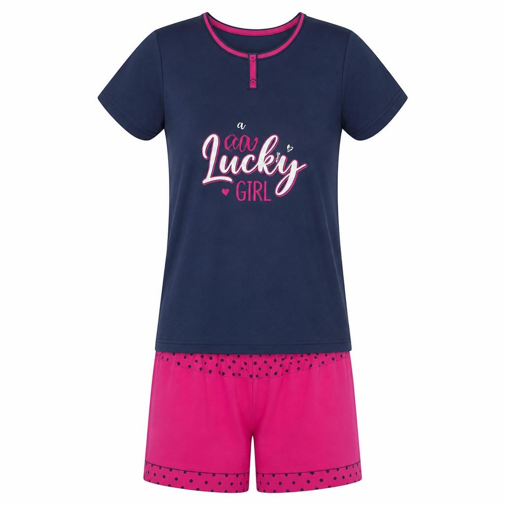 Pigiama donna estivo corto LUCKY - Offerta nel negozio Happy Casa