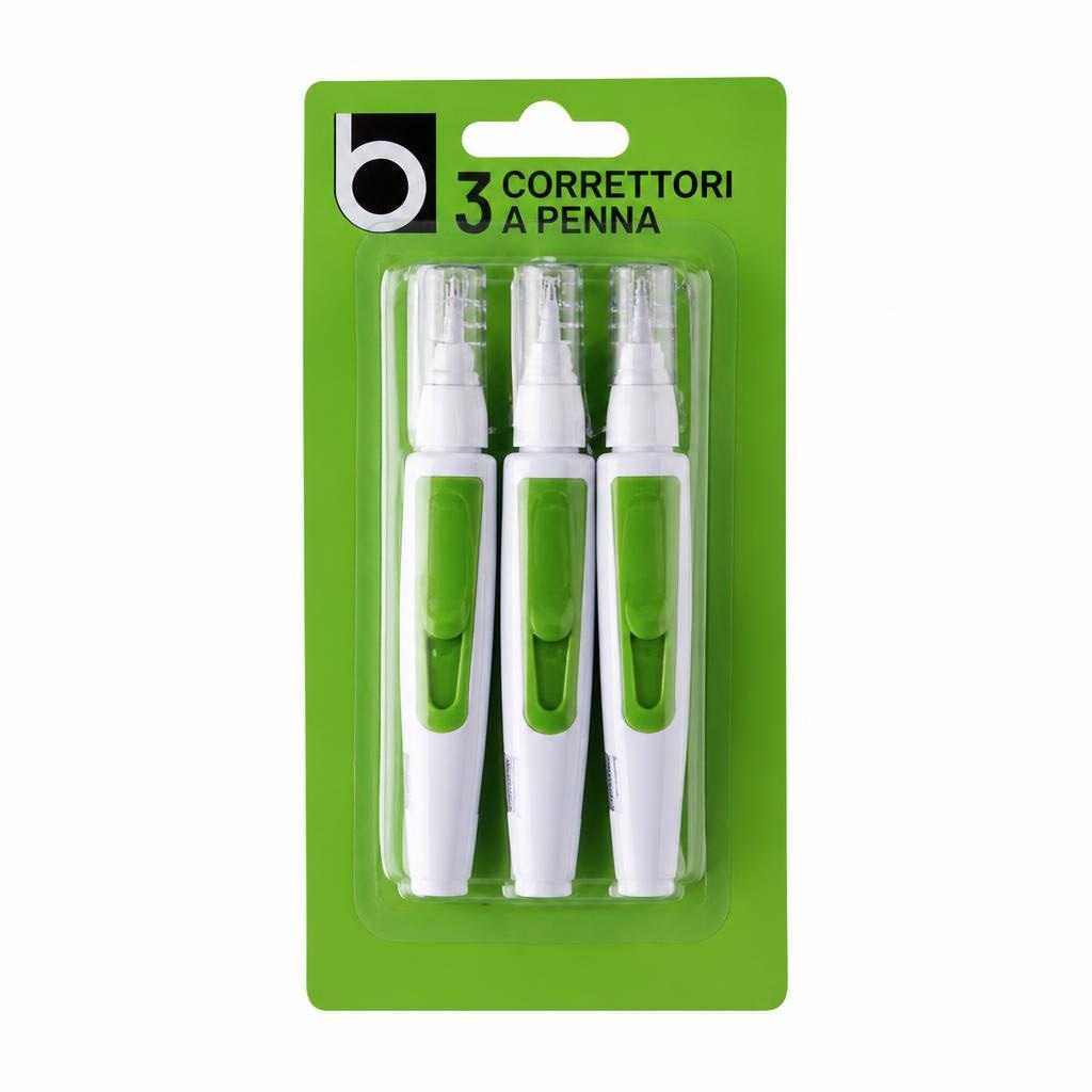 Correttori a penna 3 pezzi, 7 ml Bicontatto in offerta da Iper La grande i