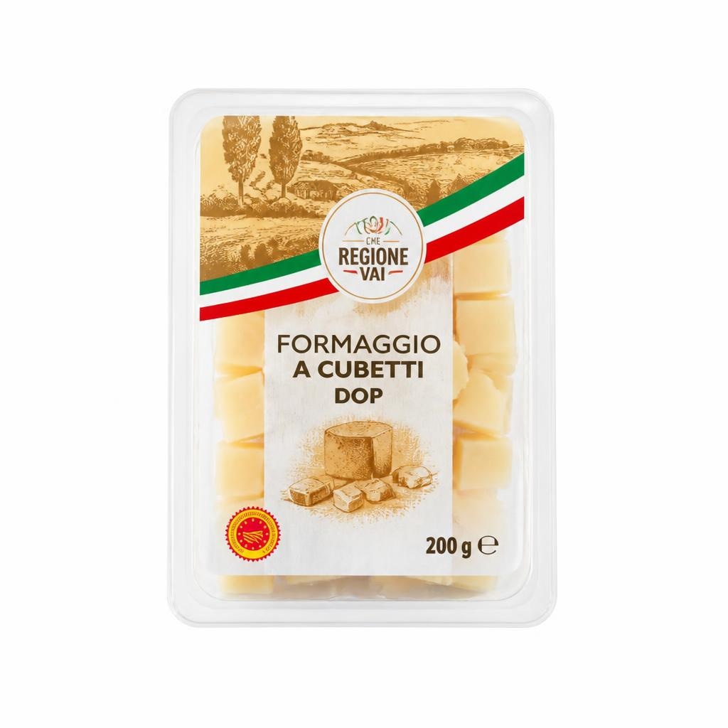 Regione che Vai formaggio a cubetti DOP 200 g in offerta da ALDI