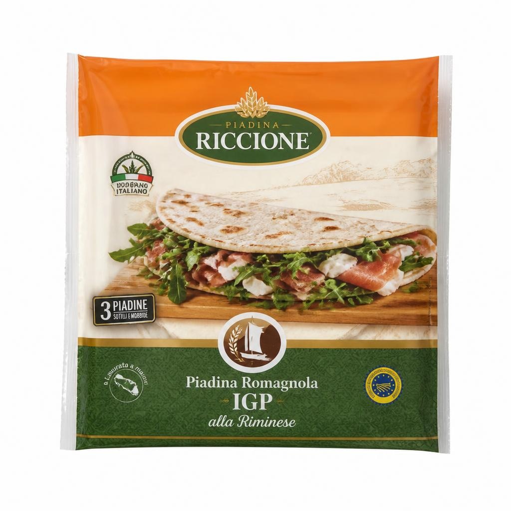 Piadina Romagnola IGP alla Riminese 3x125 g in offerta da Esselunga