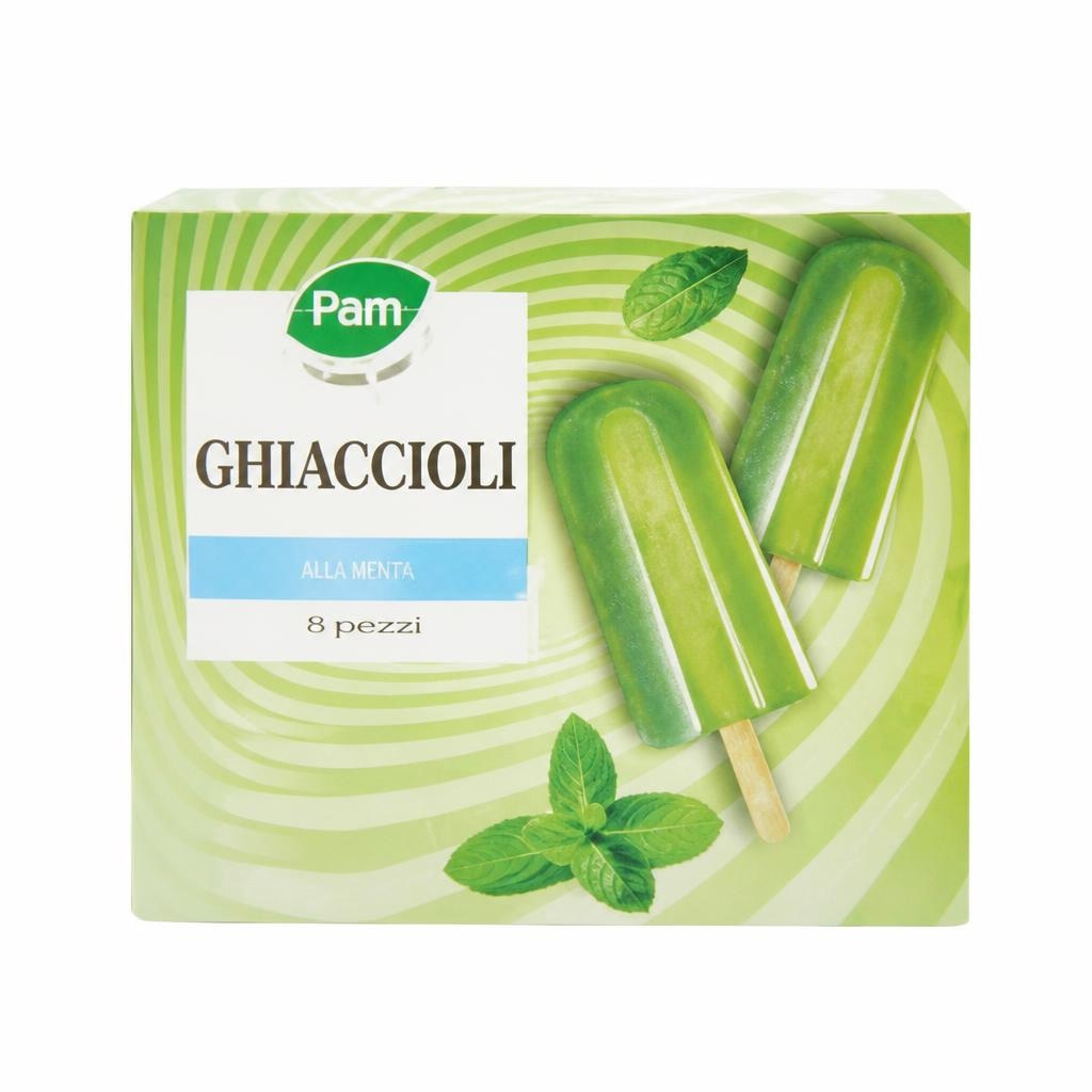 Ghiaccioli alla menta 8 pezzi, g 560 in offerta da Panorama