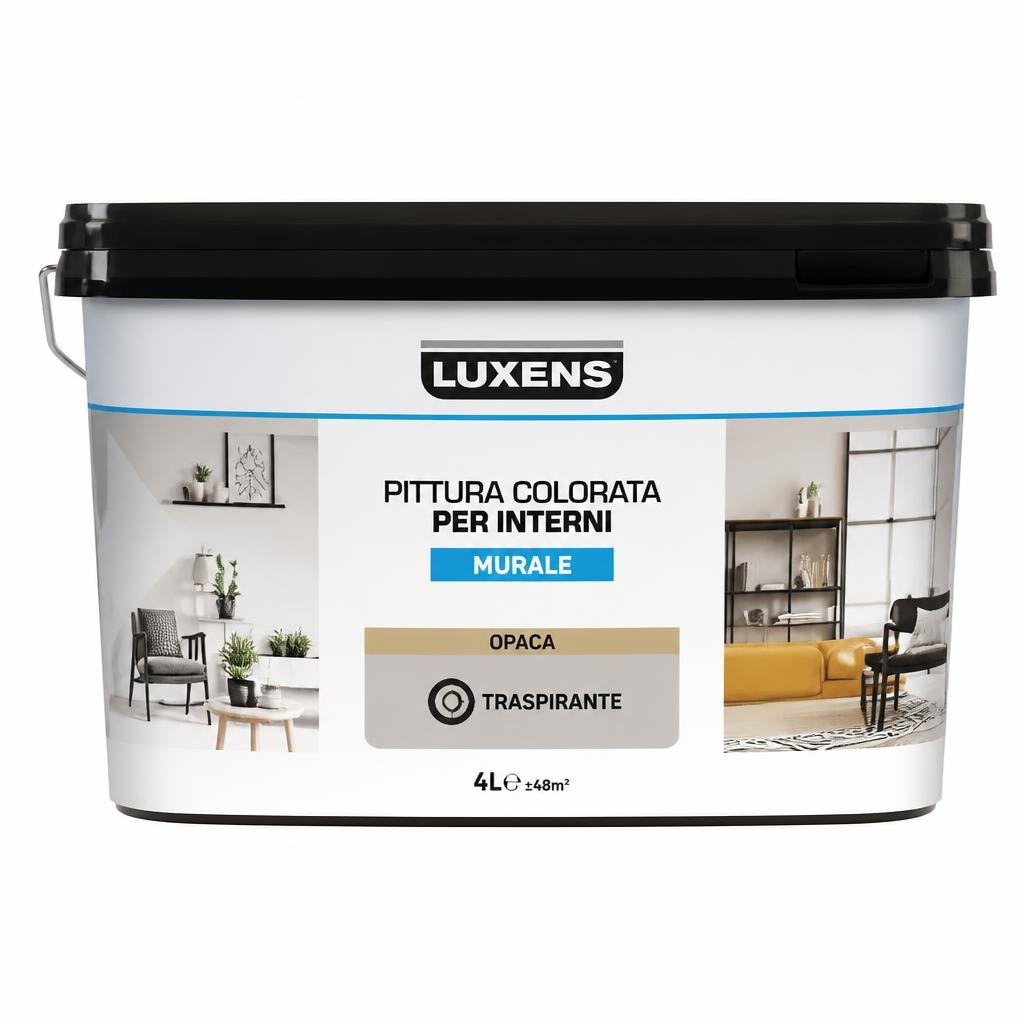Luxens Pittura colorata per interni 4 L in offerta da Leroy Merlin