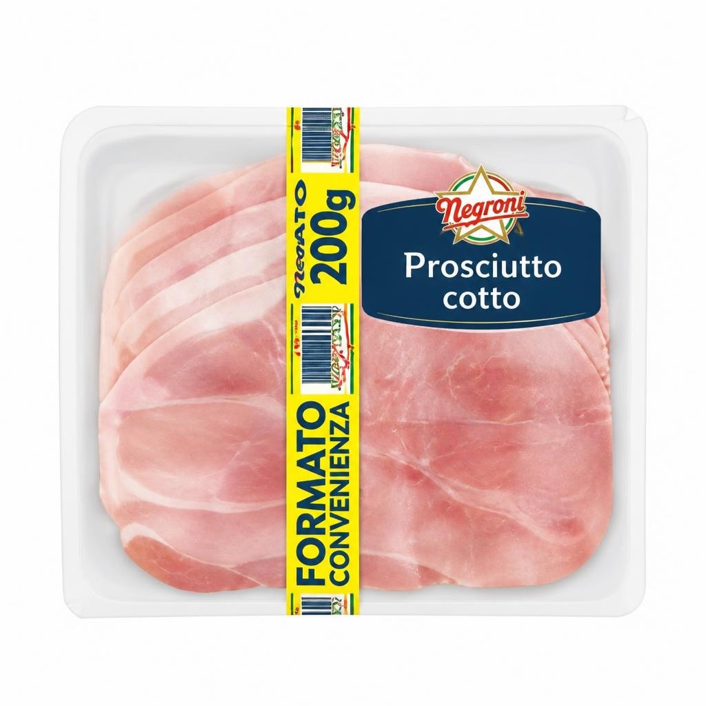 Bipack Prosciutto Cotto Negroni 200 g in offerta da Carrefour