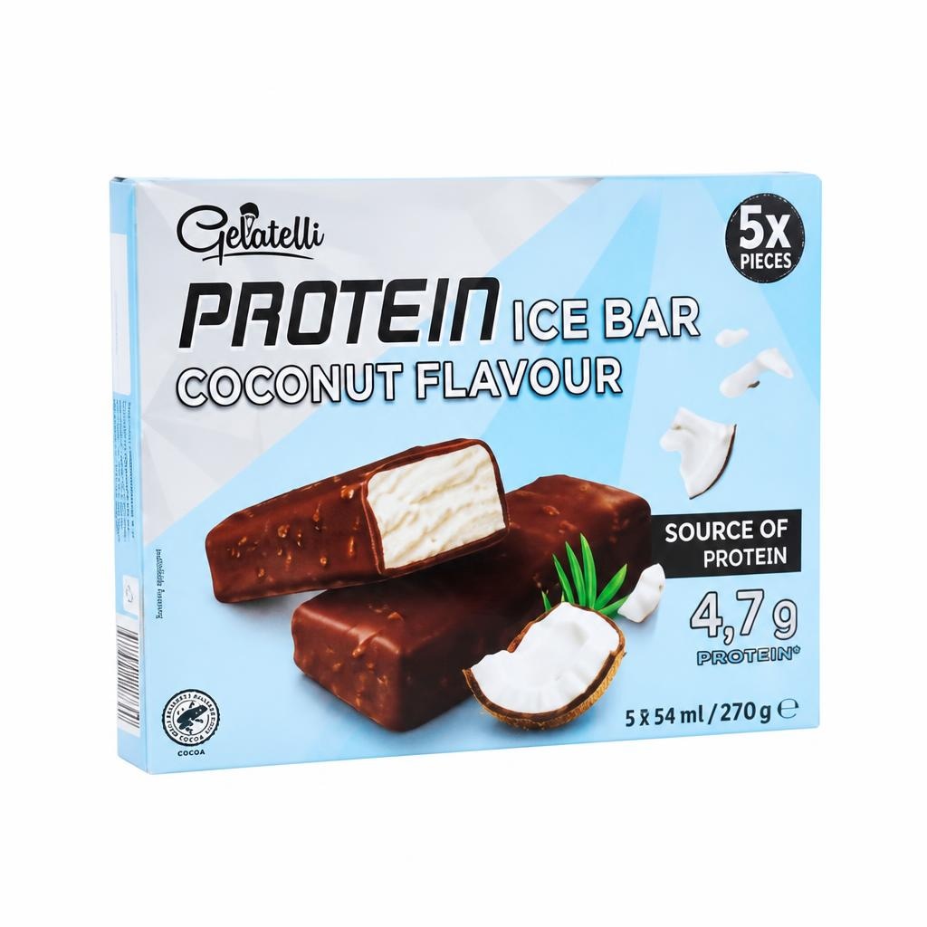 Barrette gelato proteiche 5x 70 ml confezione Gelatelli - Offerta nel negozio Lidl
