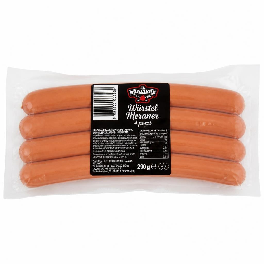 Würstel Meraner 4 PZ, 290 g - Offerta nel negozio Eurospin