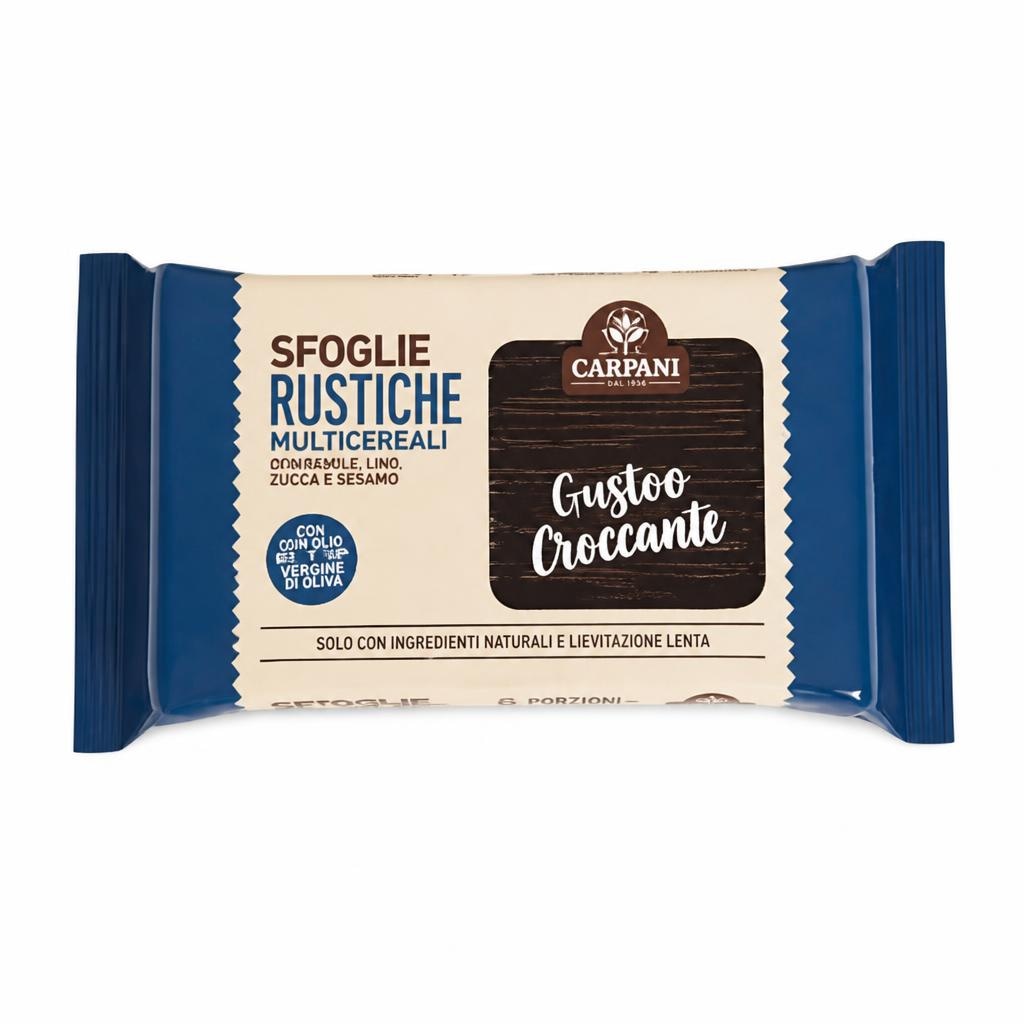 Carpani sfoglie rustiche multicereali 180 g in offerta da MD