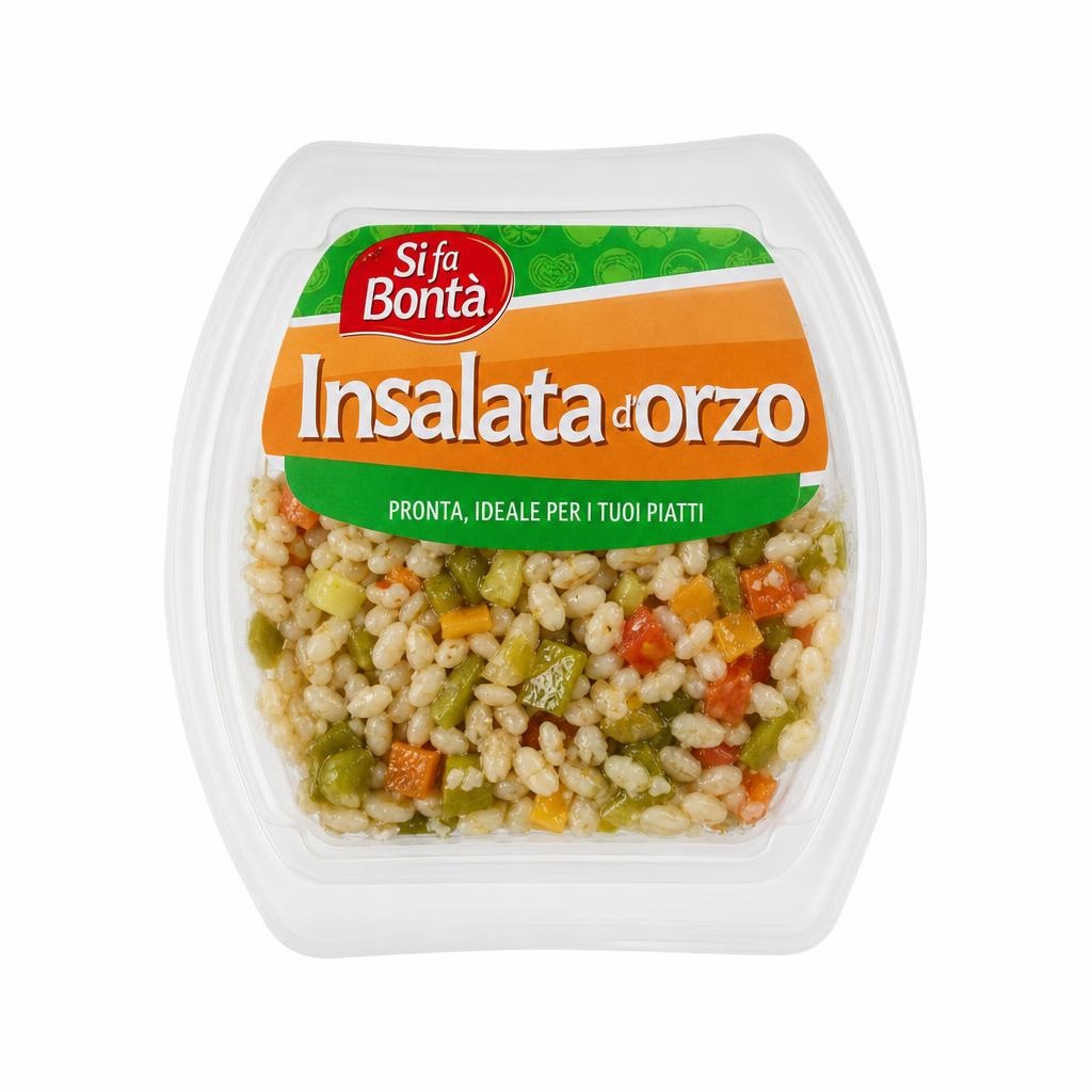 Si Fa Bontà Insalata d'Orzo / Farro / Riso / Riso Nero con Verdure / Cous Cous con Verdure 200 g in offerta da Dpiù