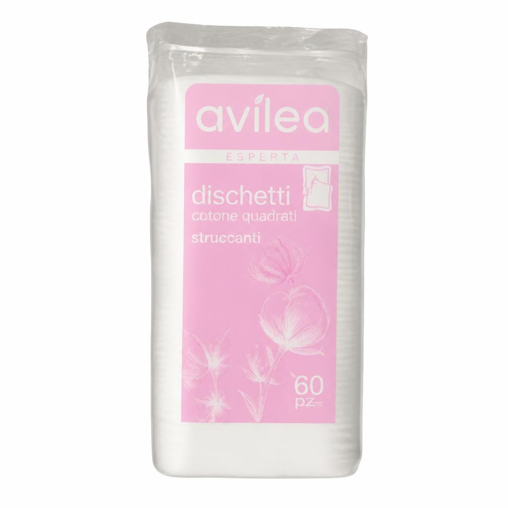 Avilea dischetti cotone quadrati struccanti 60 pz in offerta da Tigota
