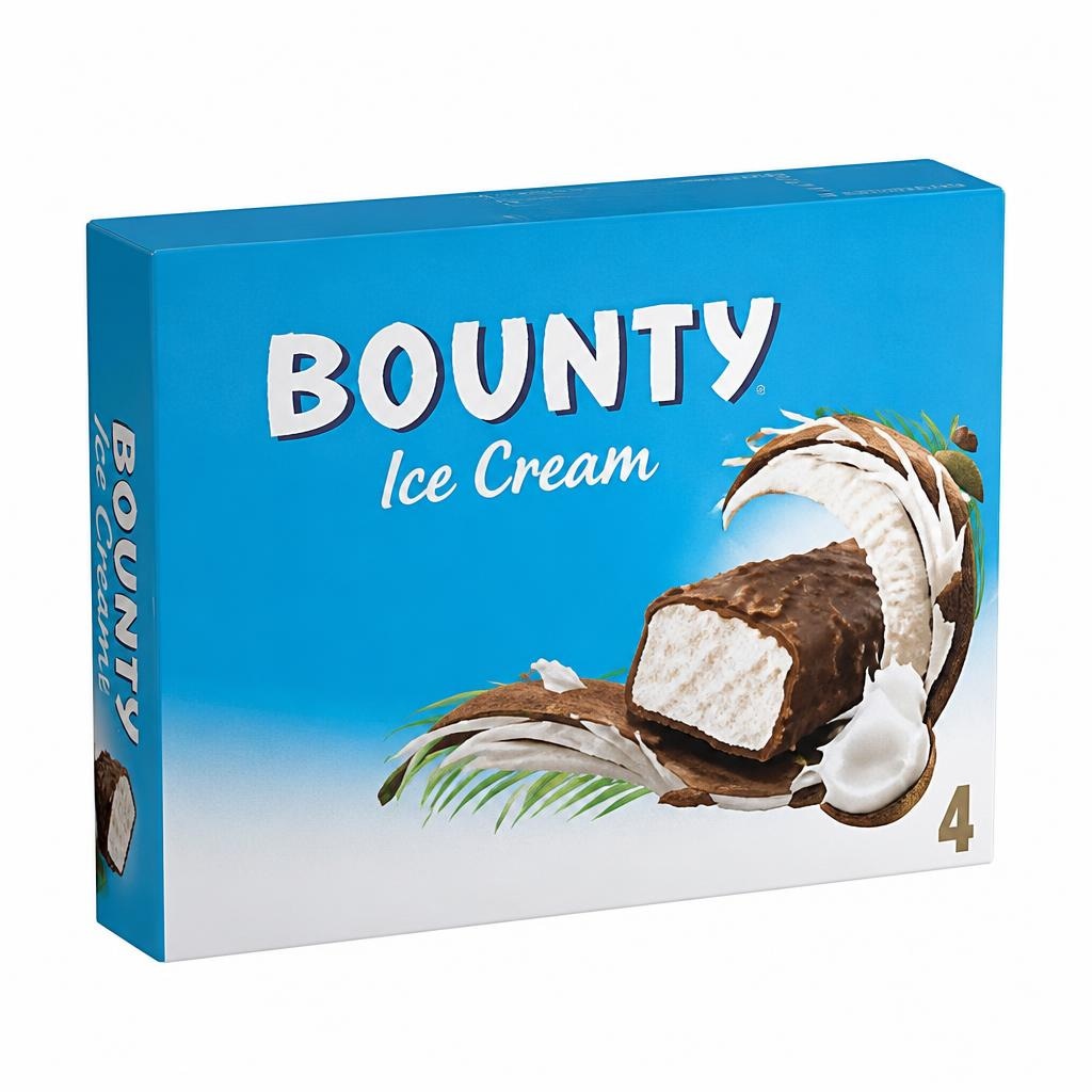 Bounty ice cream 4 pezzi, 156 g in offerta da Esselunga