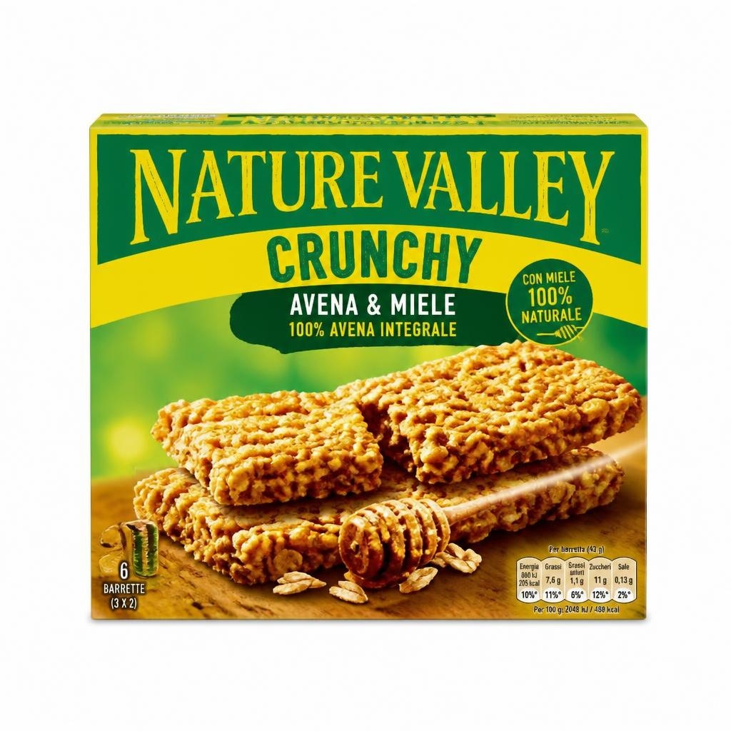 Barrette Crunchy Avena Miele Nature Valley 210 g in offerta da Carrefour